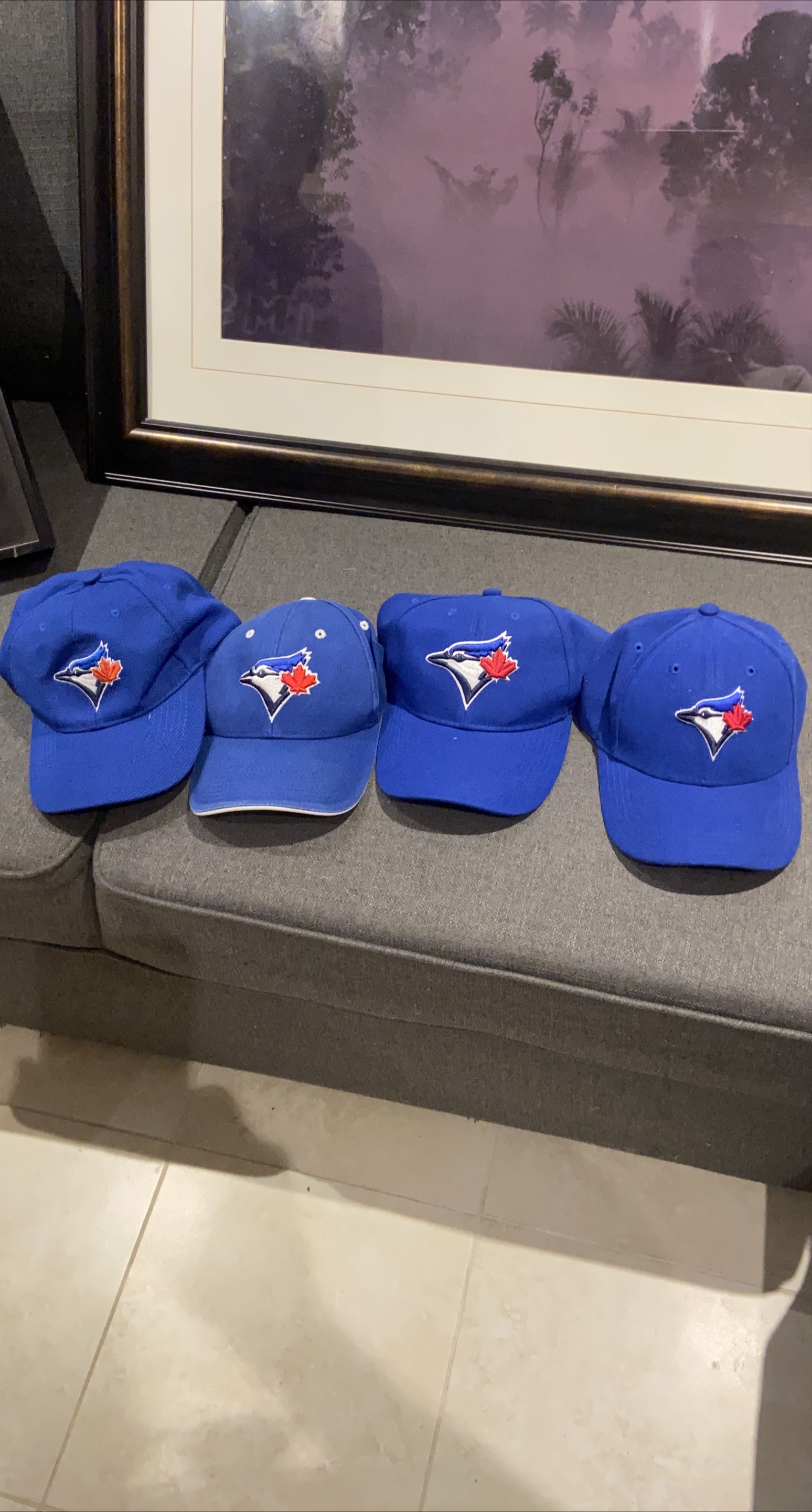 Toronto Blue Jays Baseball Caps - Lot of 4 thumbnail