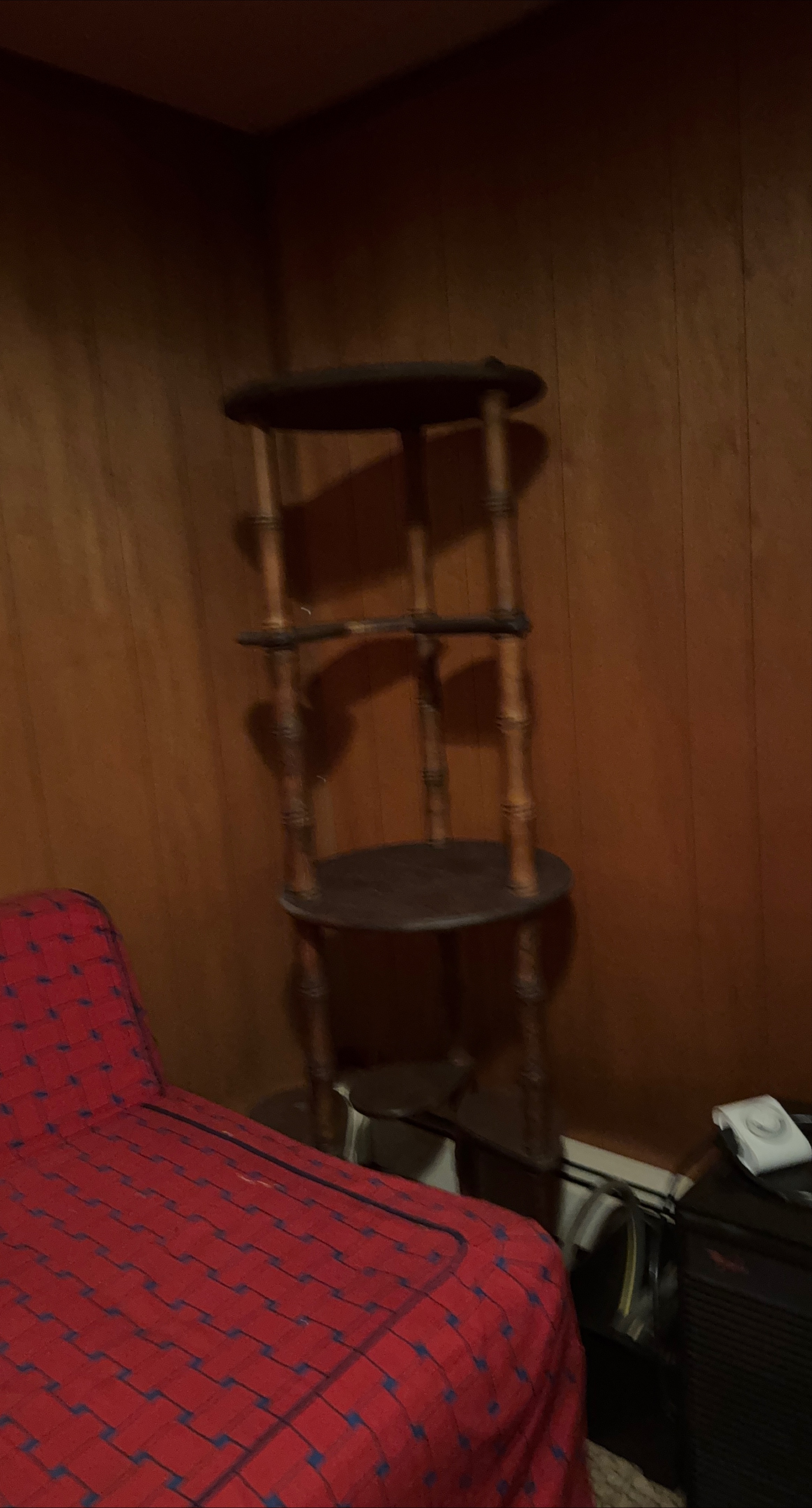 Wooden Tiered Side Table thumbnail
