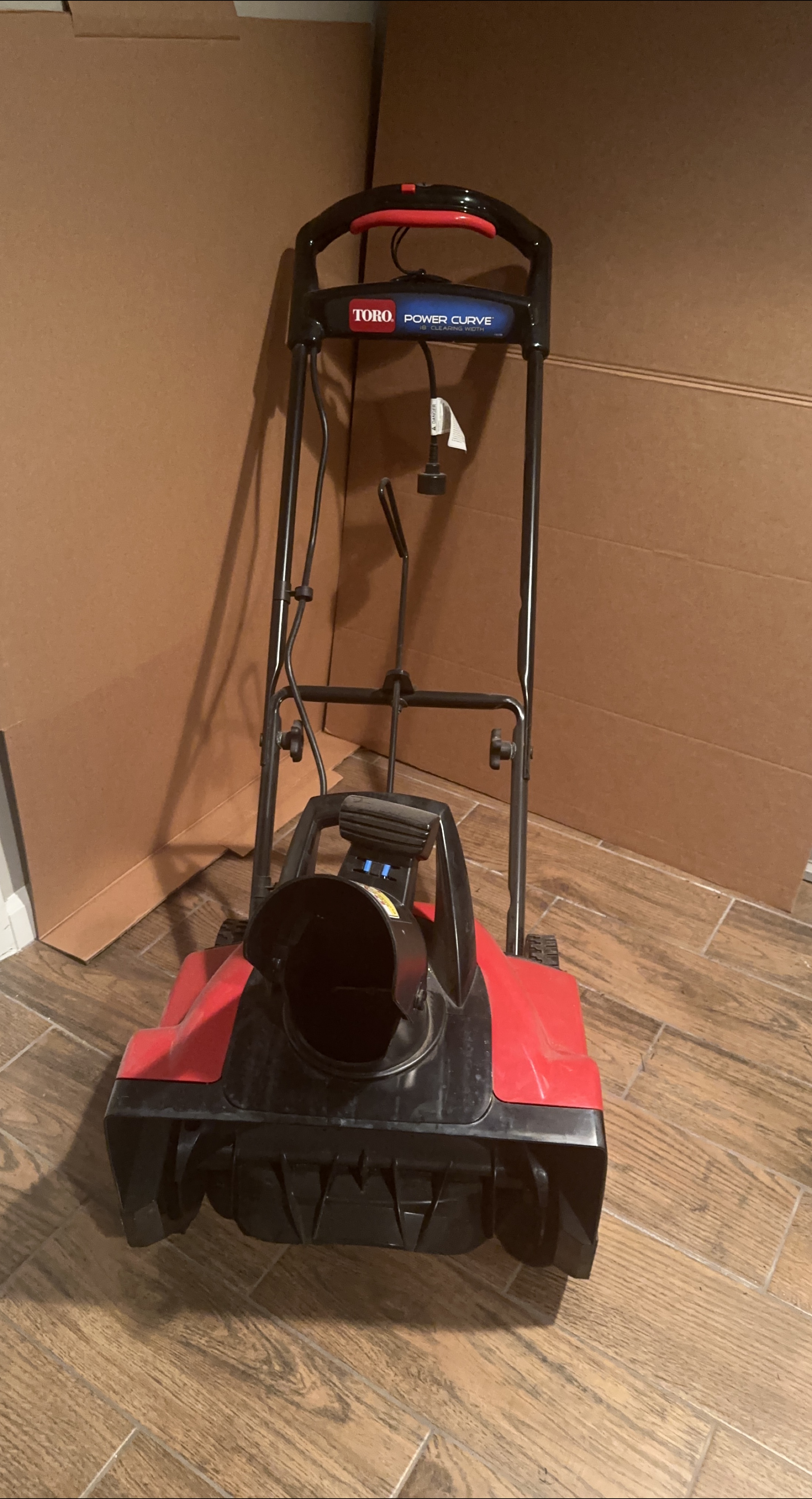 Toro Power Curve Electric Snow Blower