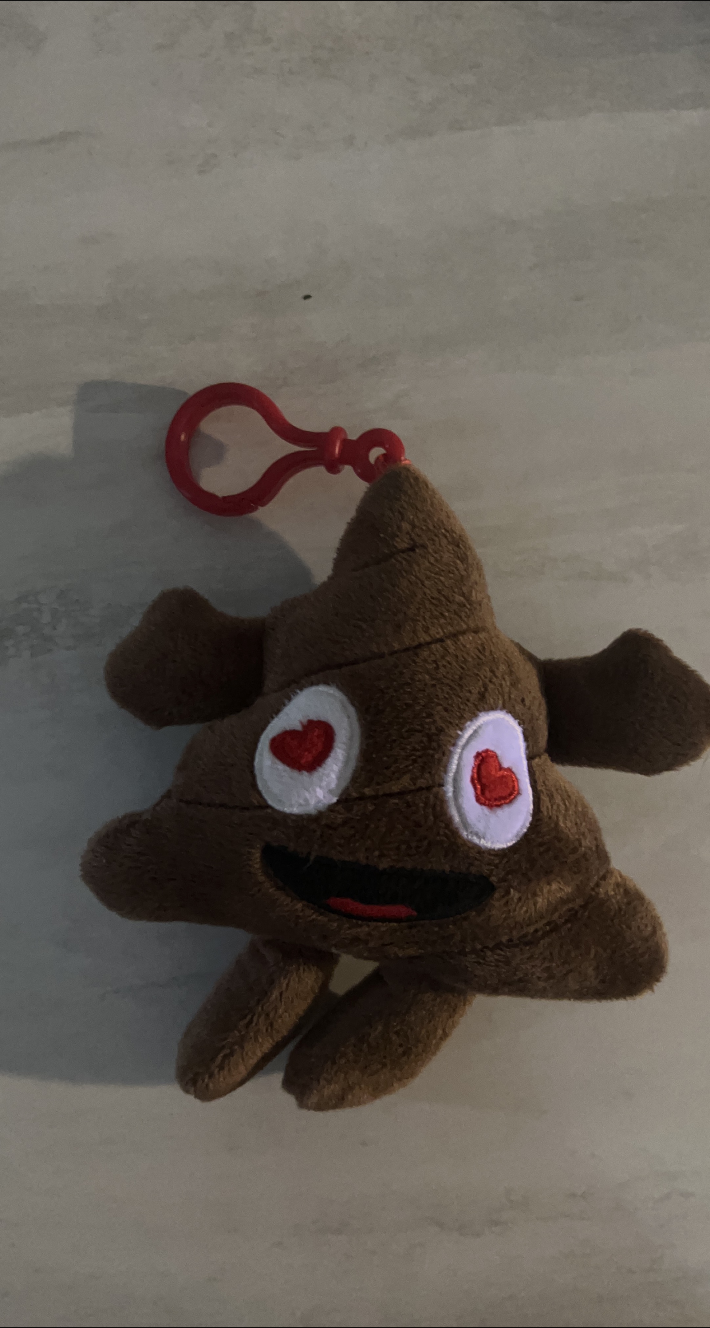 Poop Emoji Plush Keychain thumbnail