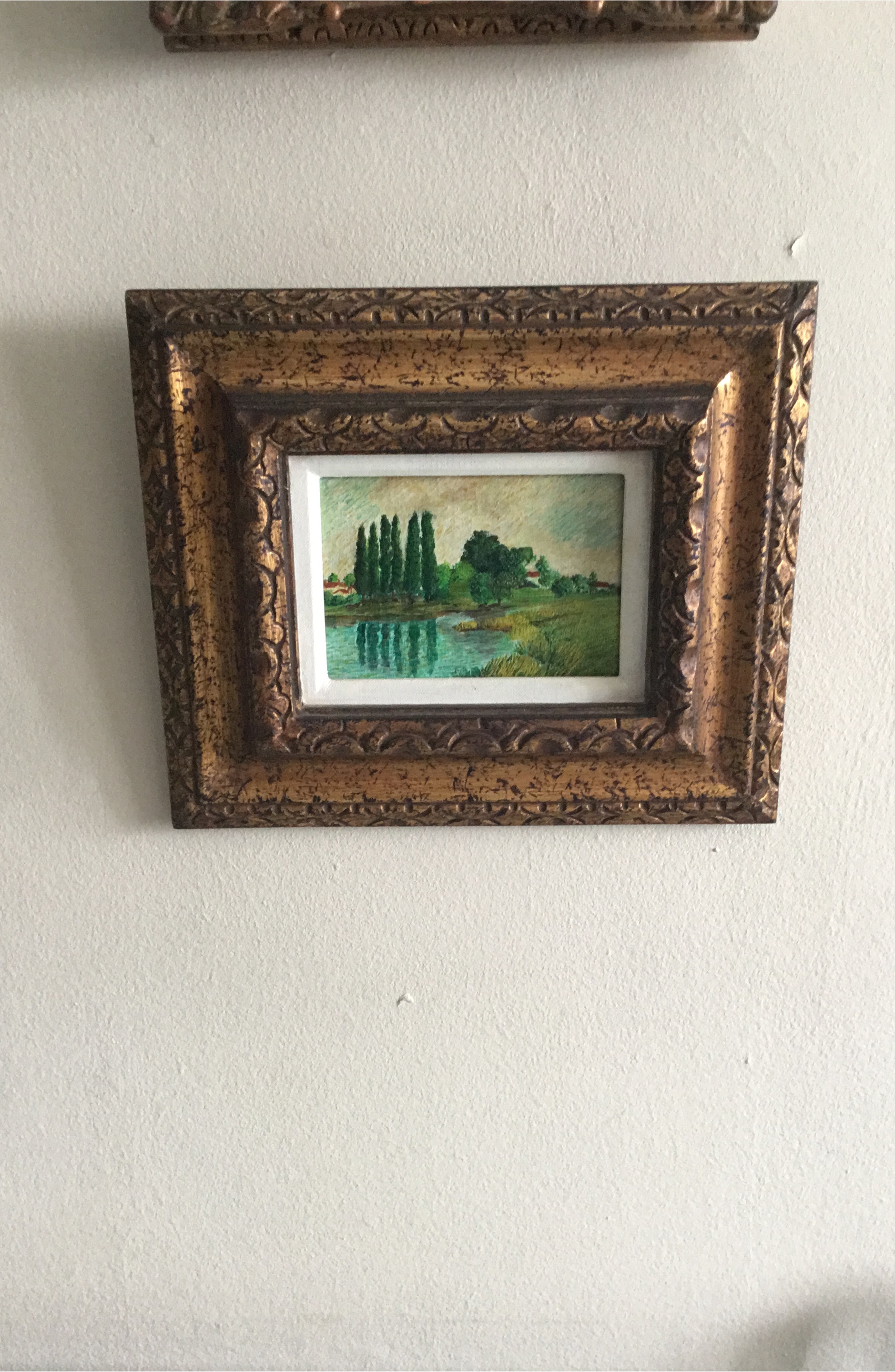 Small Framed Landscape Painting