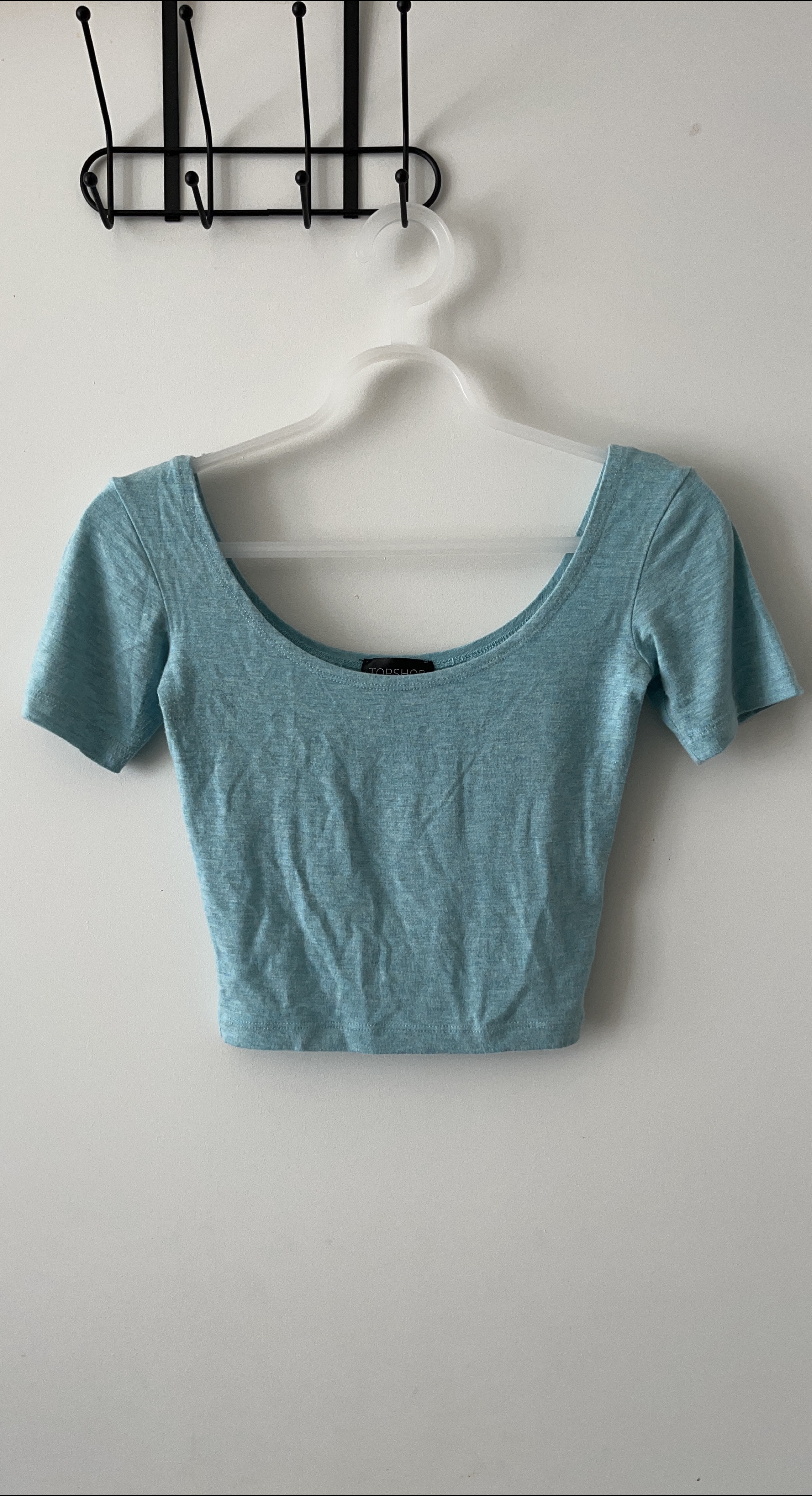 Topshop Blue Crop Top thumbnail