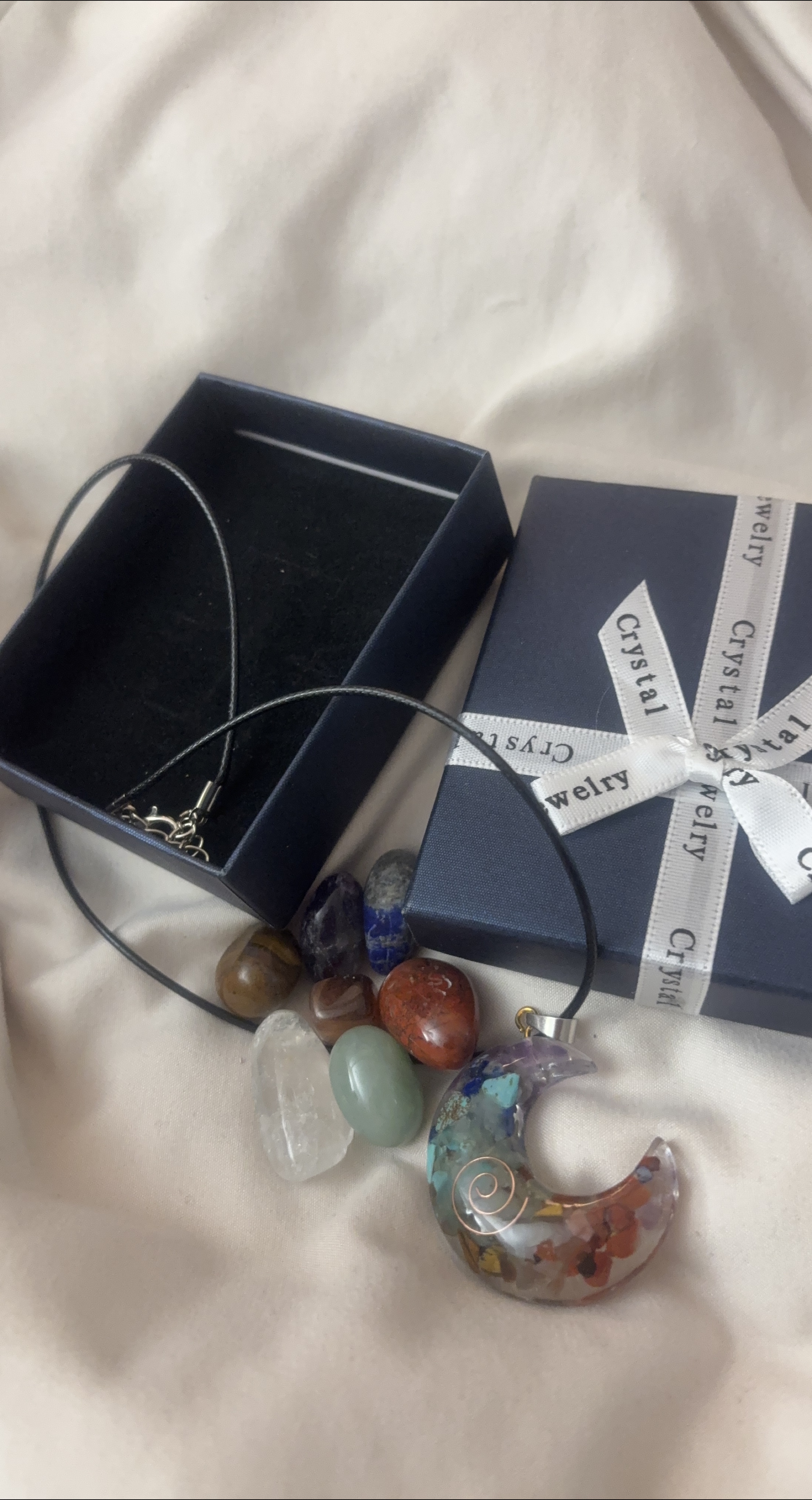 Crystal Jewelry Moon Necklace thumbnail