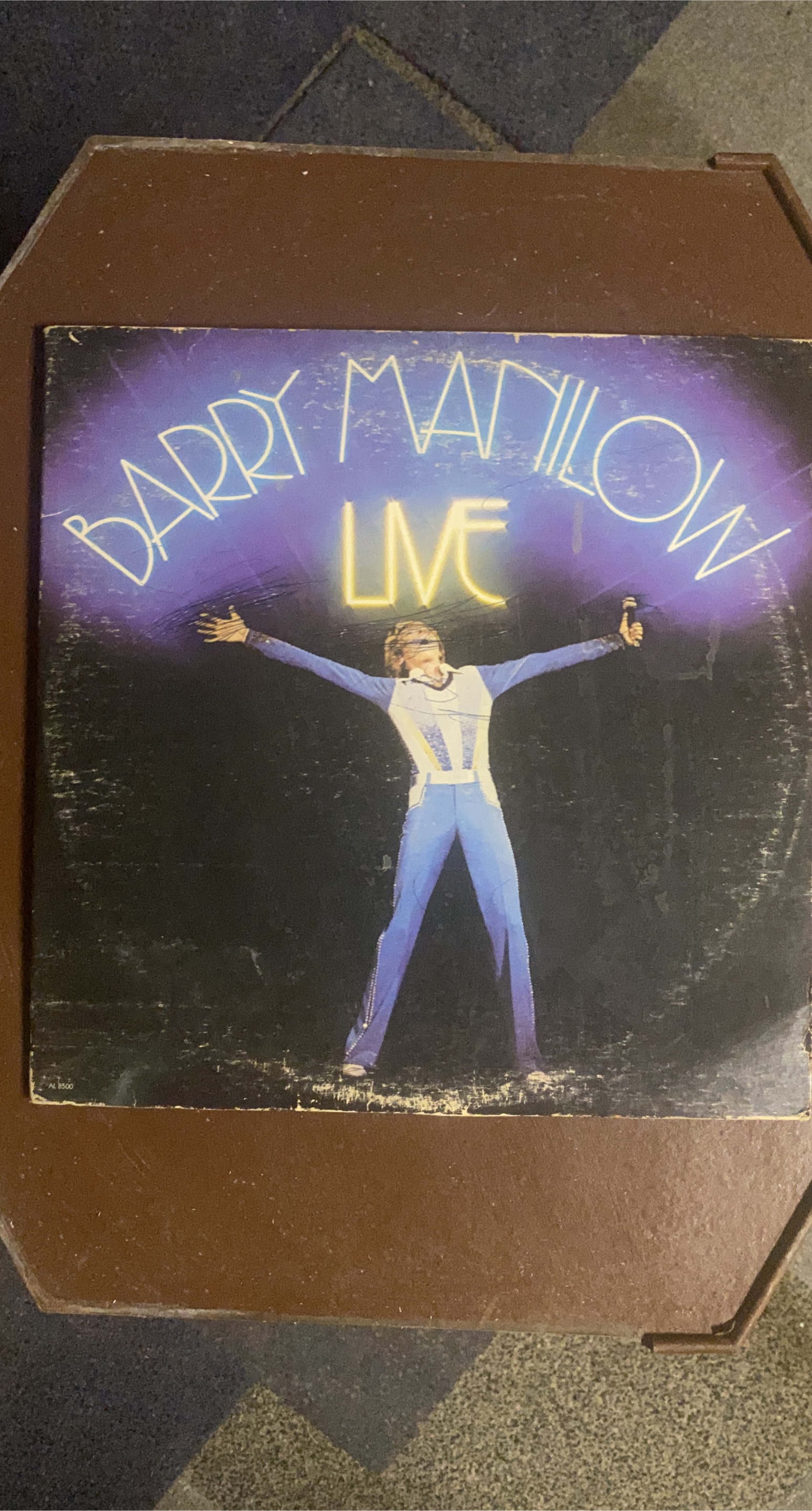 Barry Manilow Live Vinyl Record thumbnail