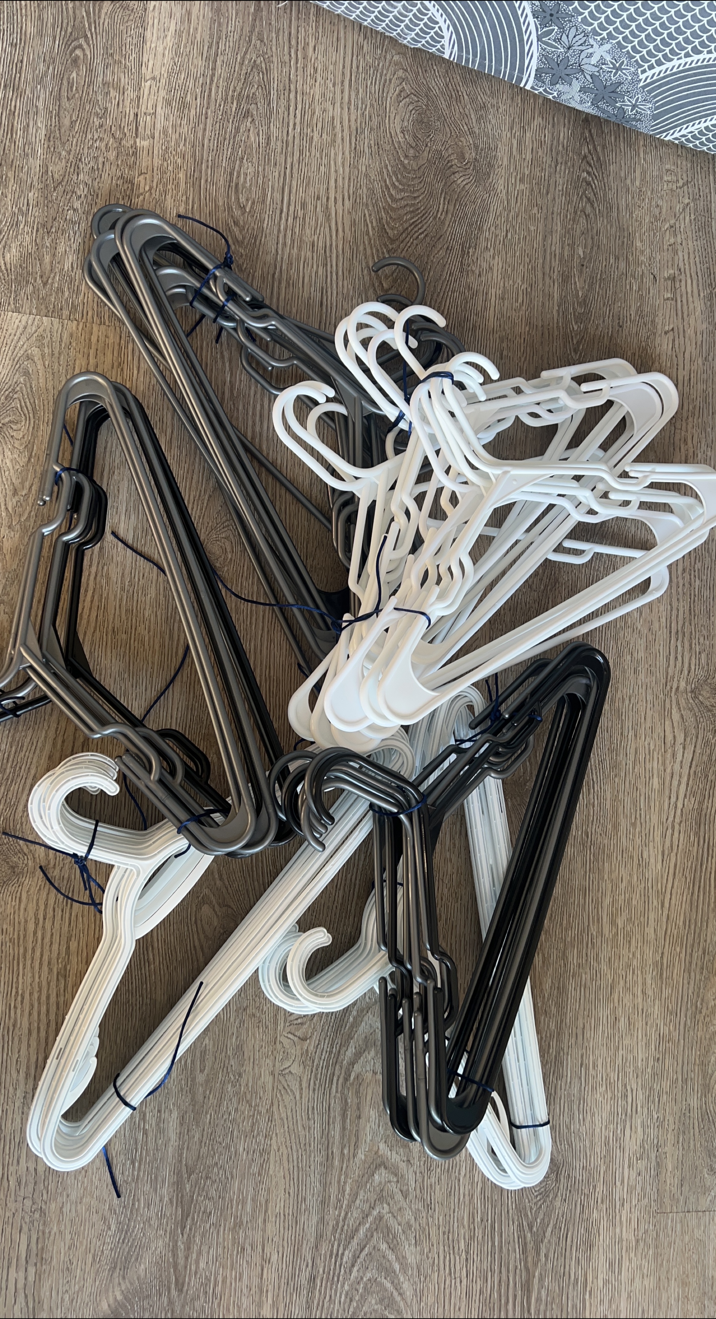 Clothes Hangers - Black, White, Grey