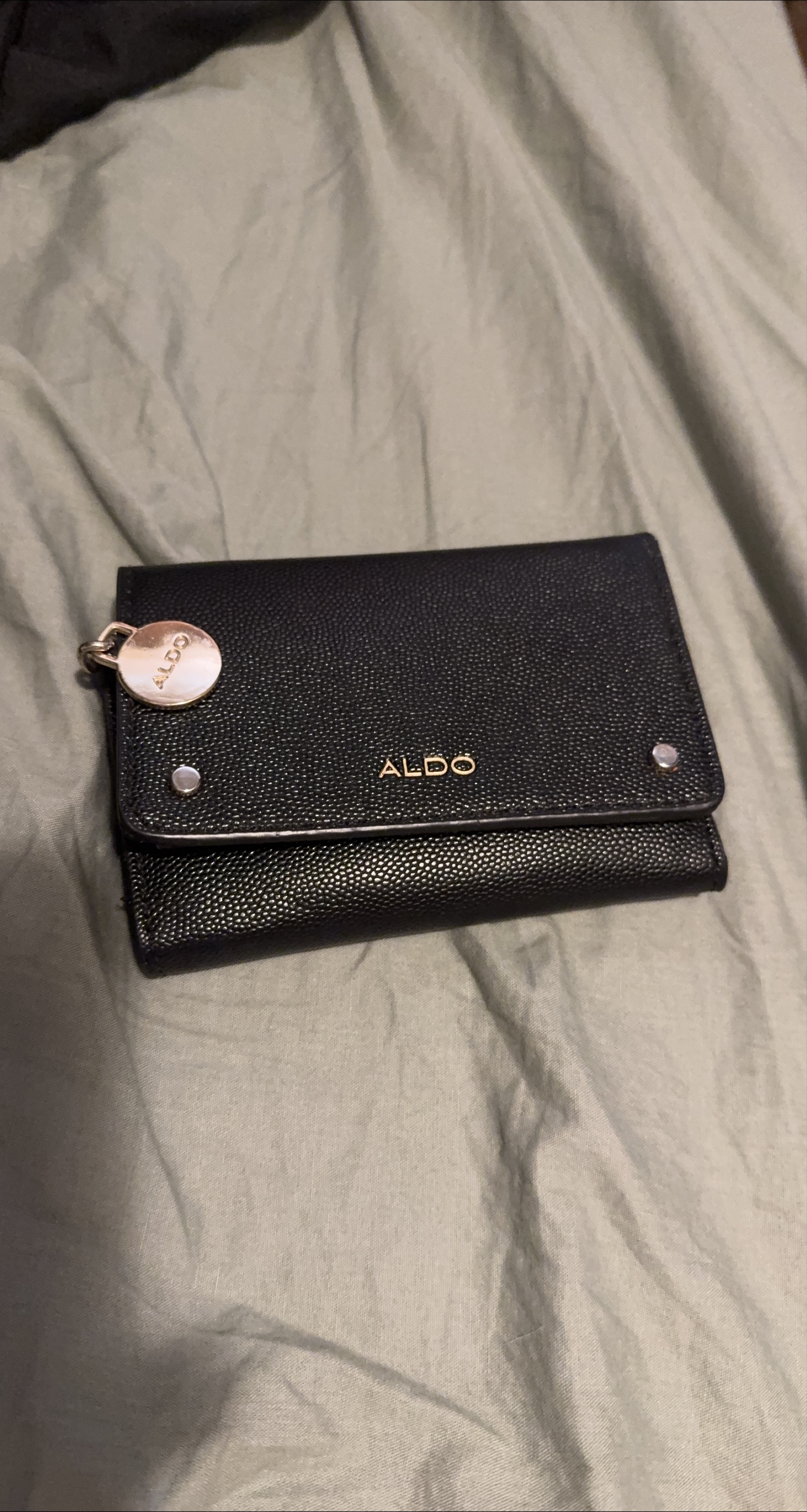 ALDO Black Trifold Wallet thumbnail