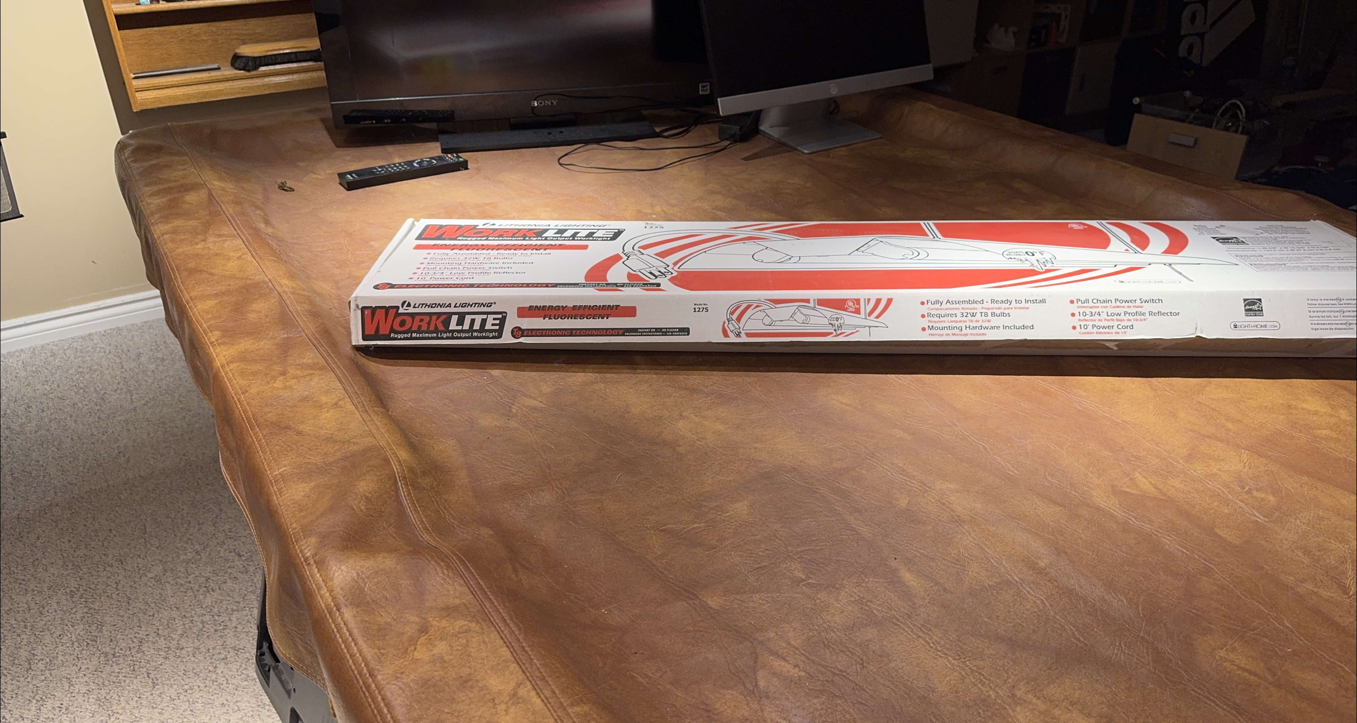 Work Lite Fluorescent Shop Light - Model 1275 thumbnail