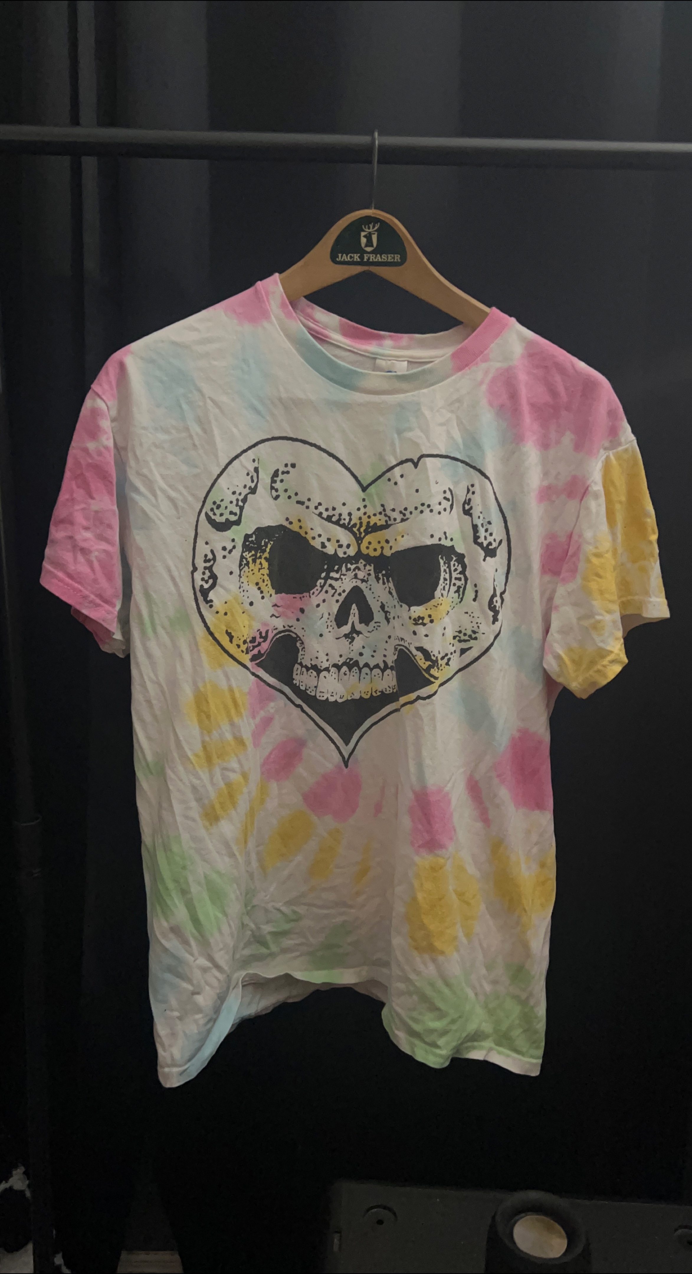 Alexisonfire Tie Dye Heart Skull Shirt thumbnail