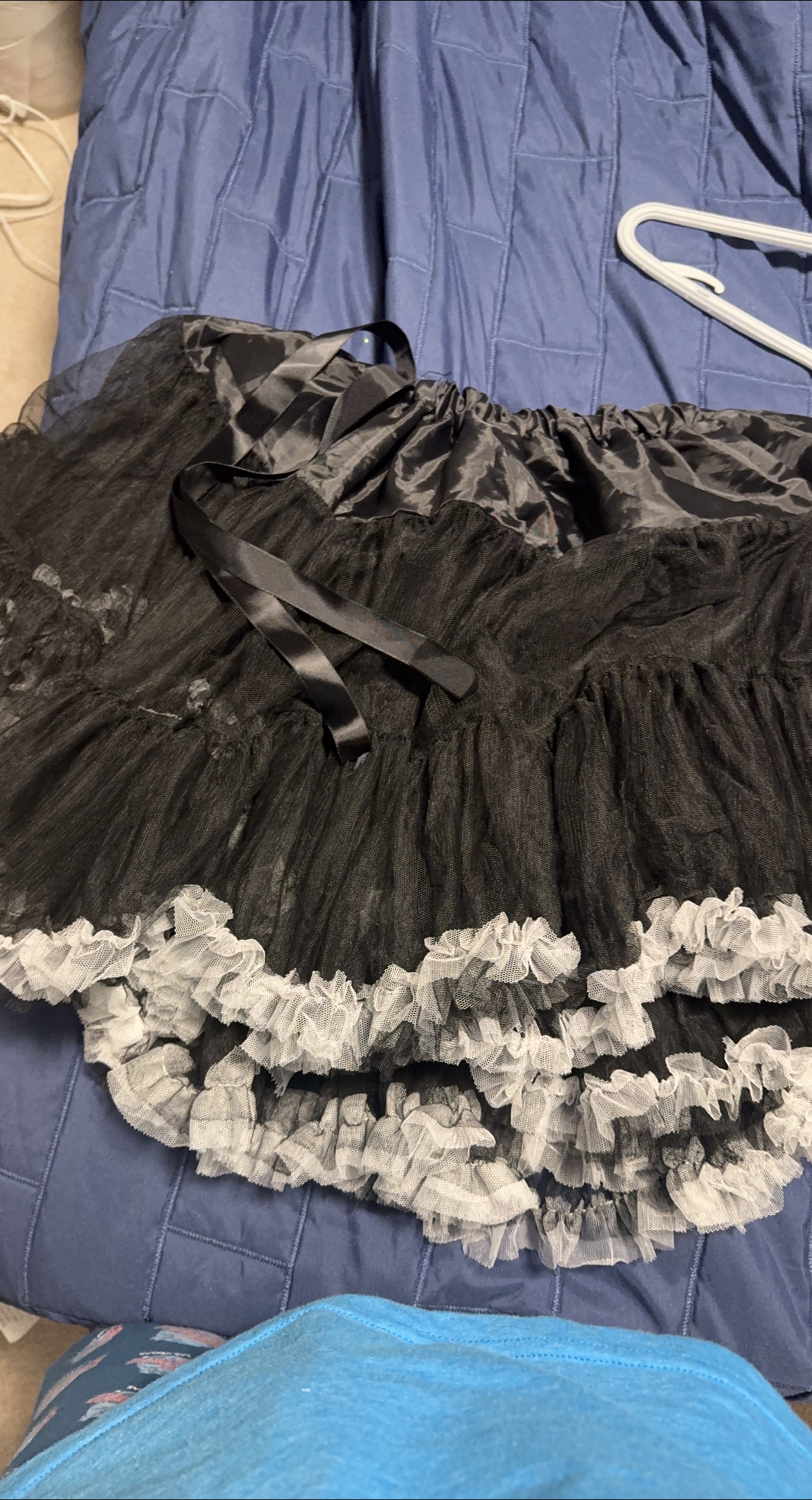 Black & White Ruffle Skirt thumbnail