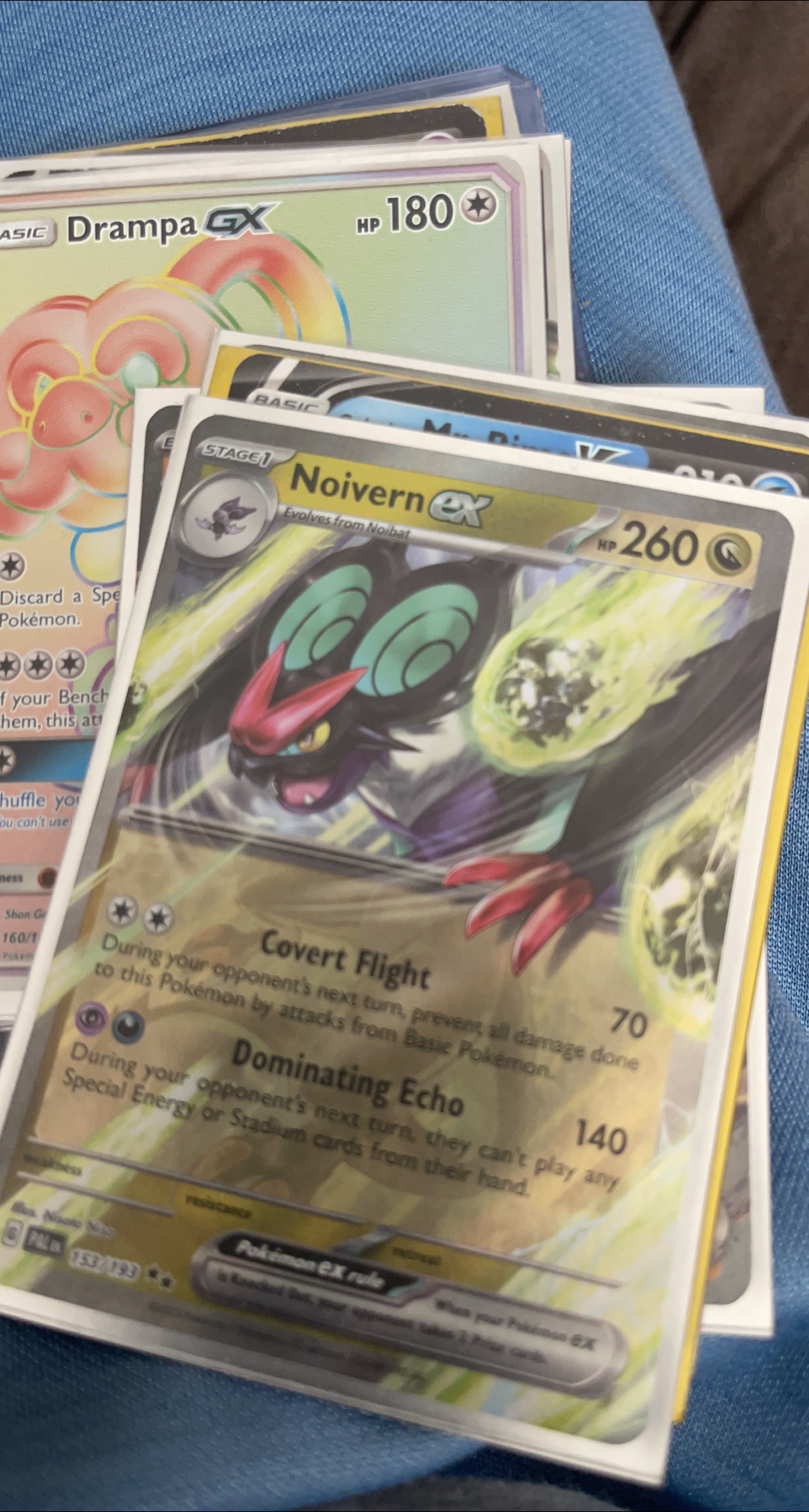 Pokemon Cards - Drampa GX & Noivern EX thumbnail