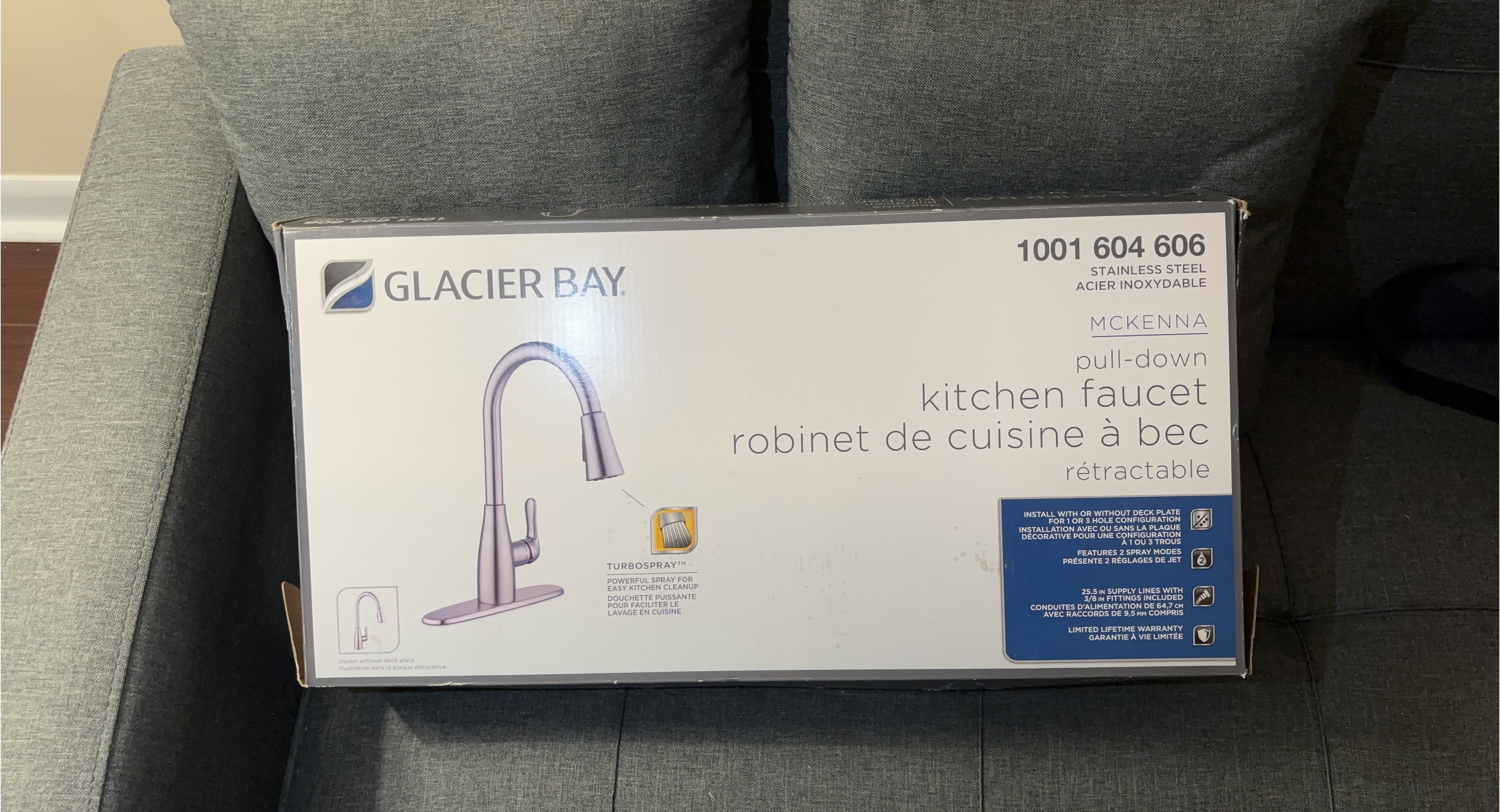 Glacier Bay McKenna Pull-Down Kitchen Faucet