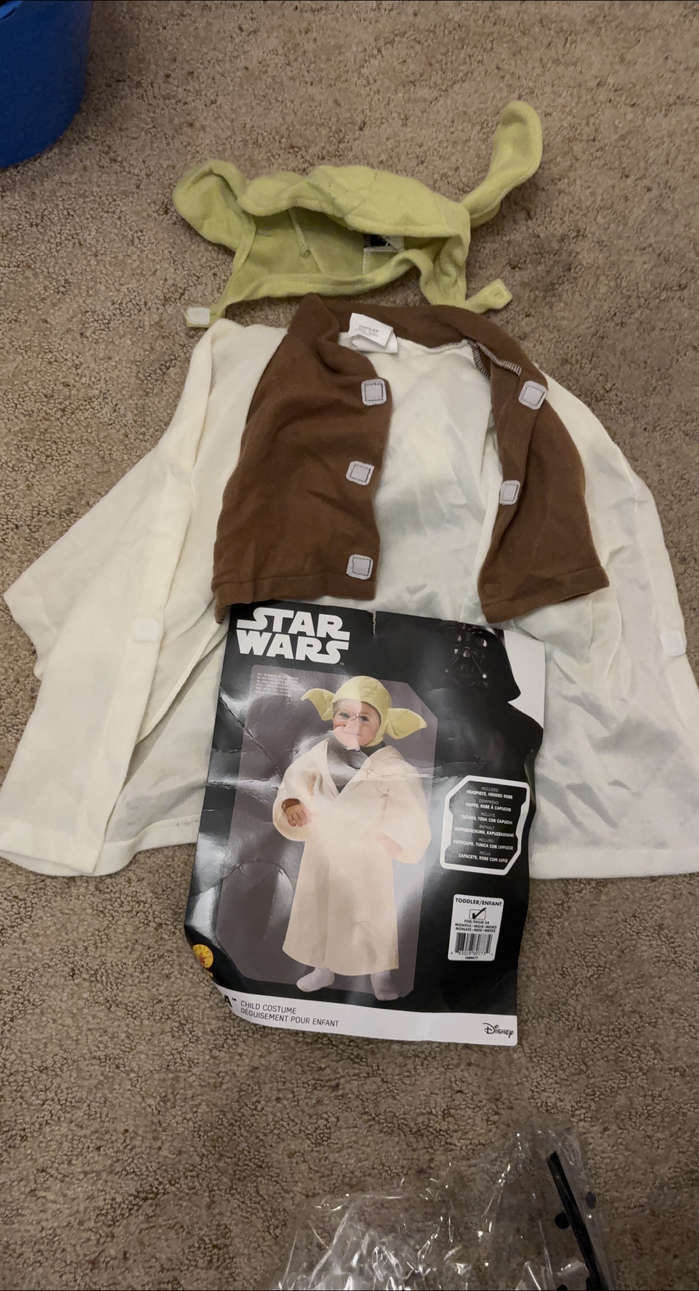 Star Wars Yoda Toddler Costume thumbnail