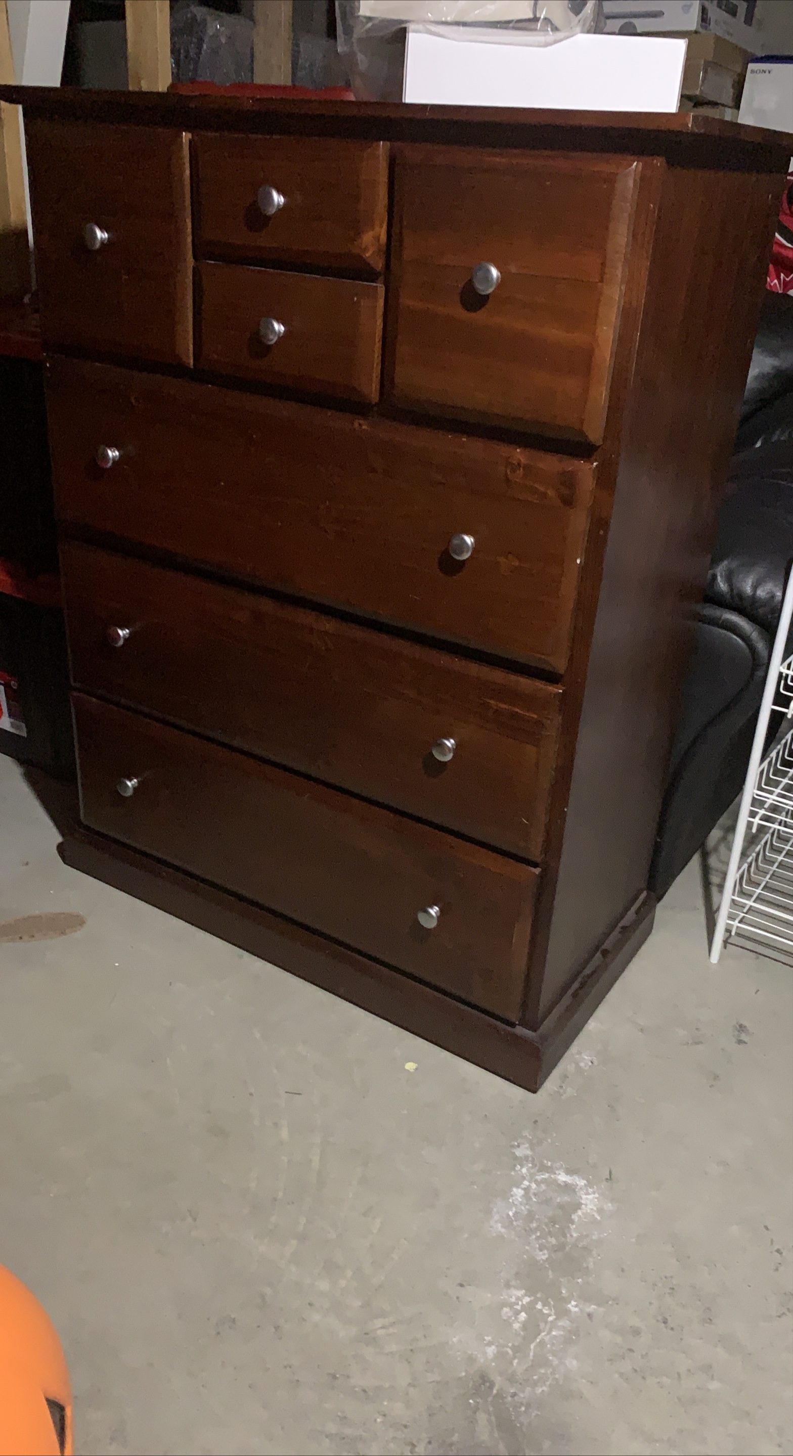 Wooden Dresser with Drawers thumbnail