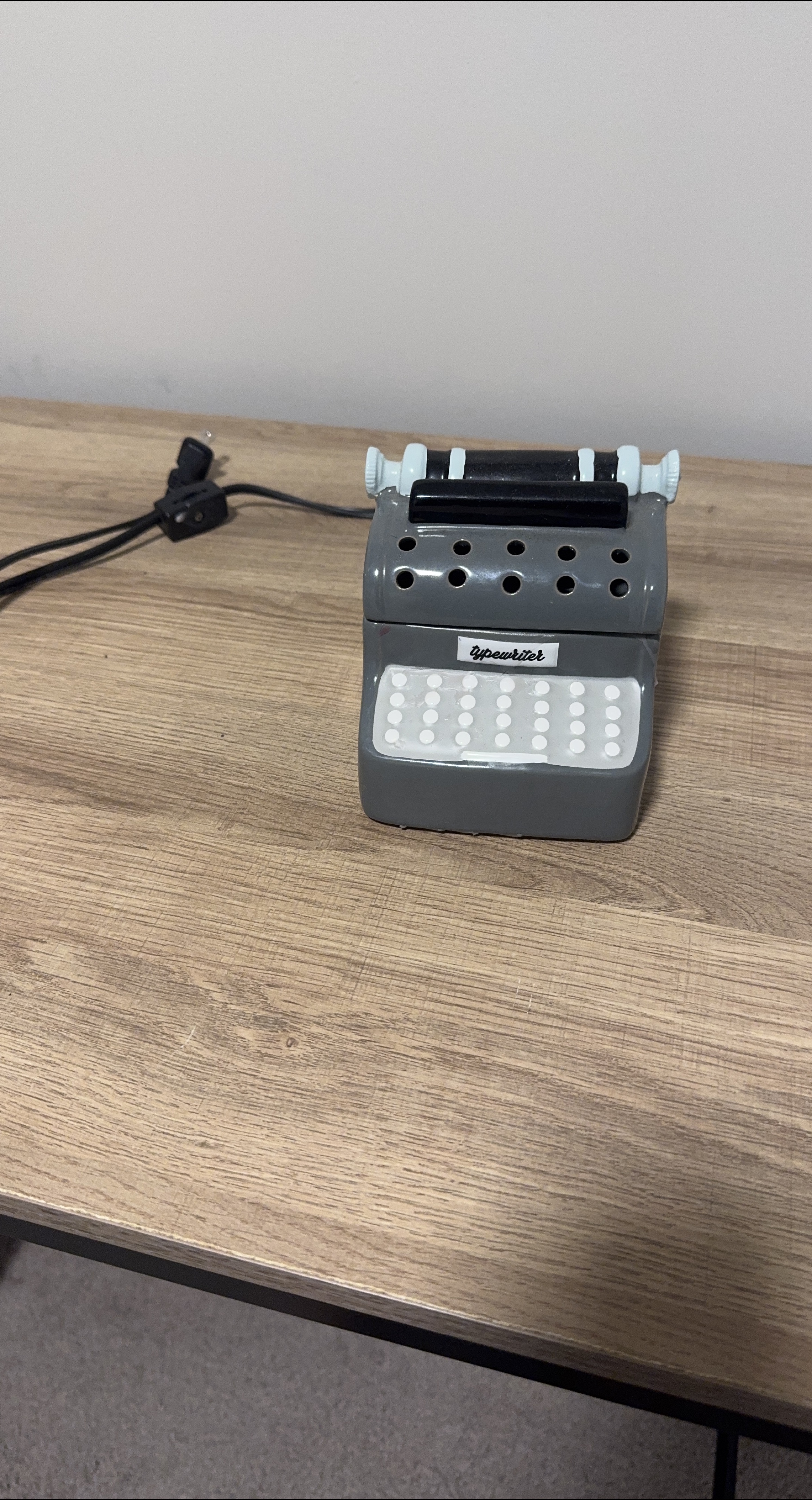 Typewriter Wax Warmer - Grey thumbnail