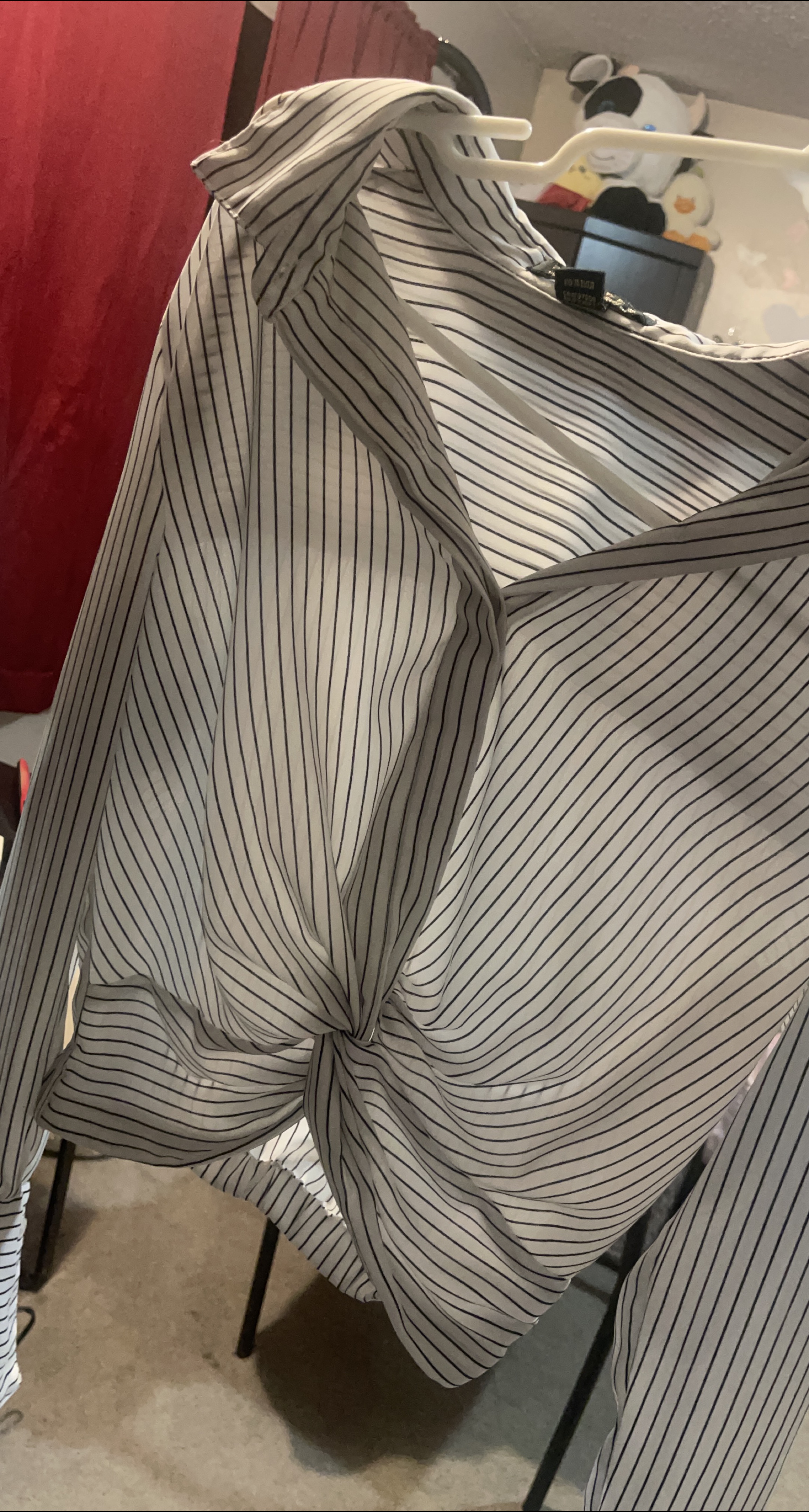 Striped Long Sleeve Blouse thumbnail