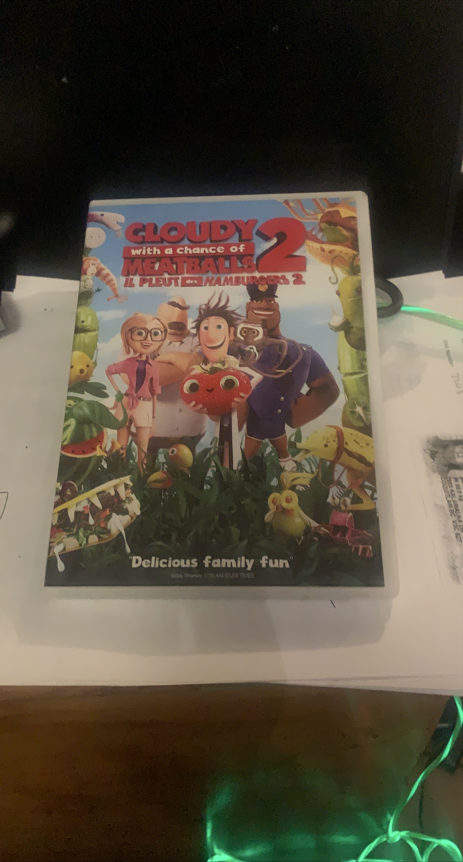 Cloudy with a Chance of Meatballs 2 DVD thumbnail