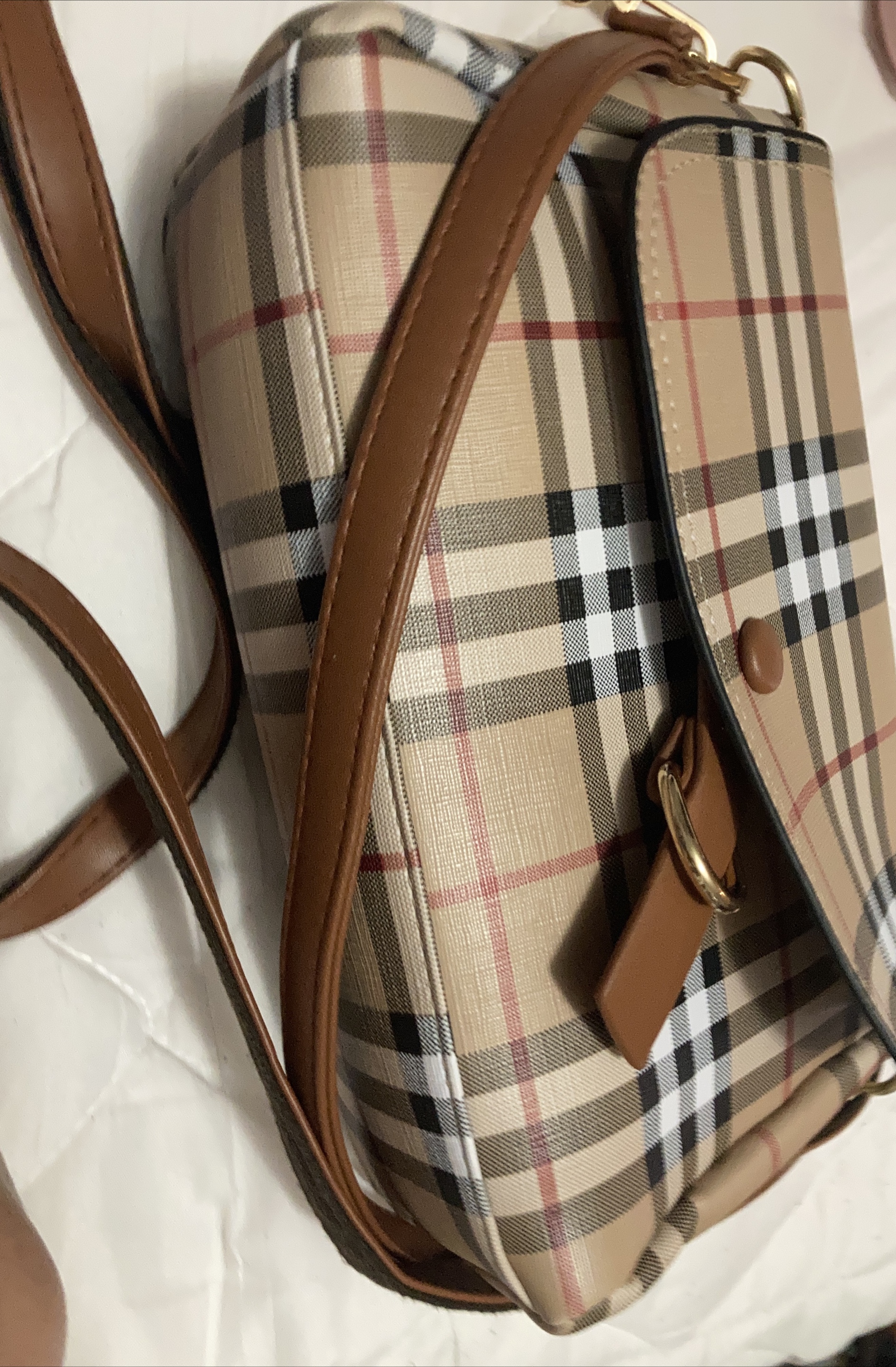 Plaid Crossbody Bag thumbnail