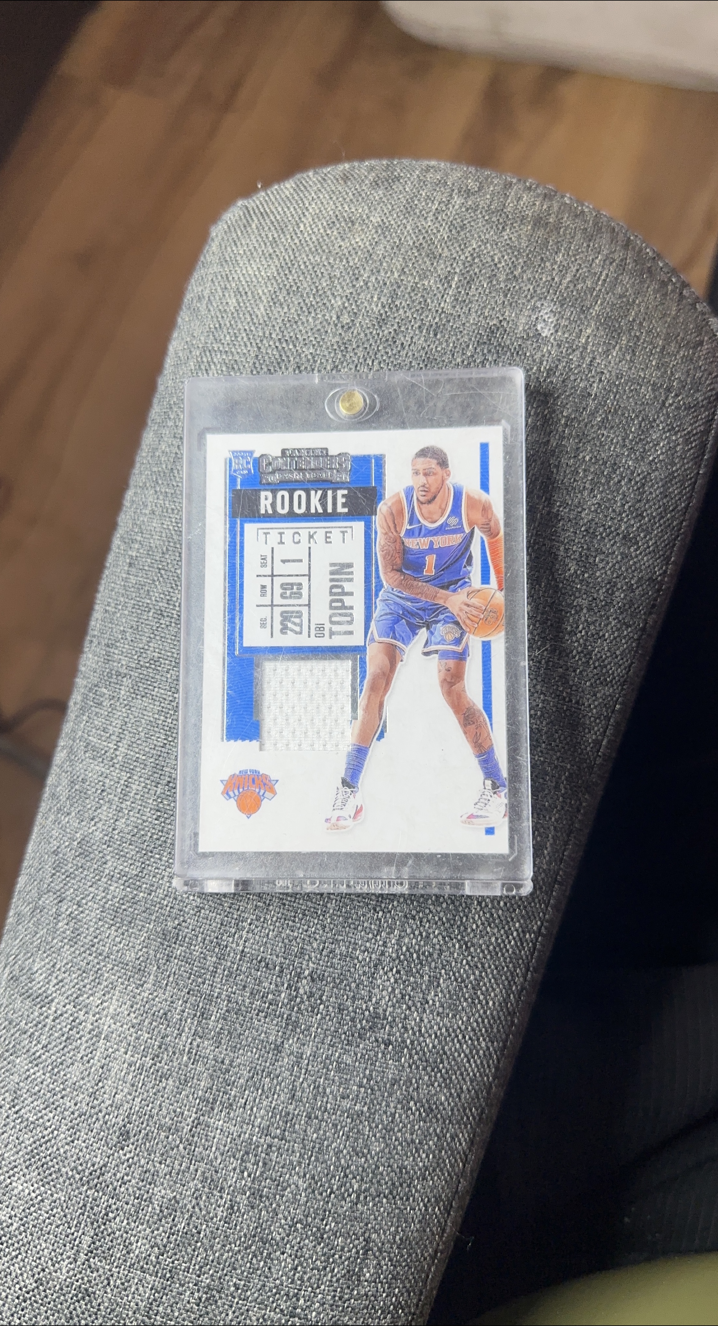 Obi Toppin Rookie Ticket RC Contenders Card thumbnail