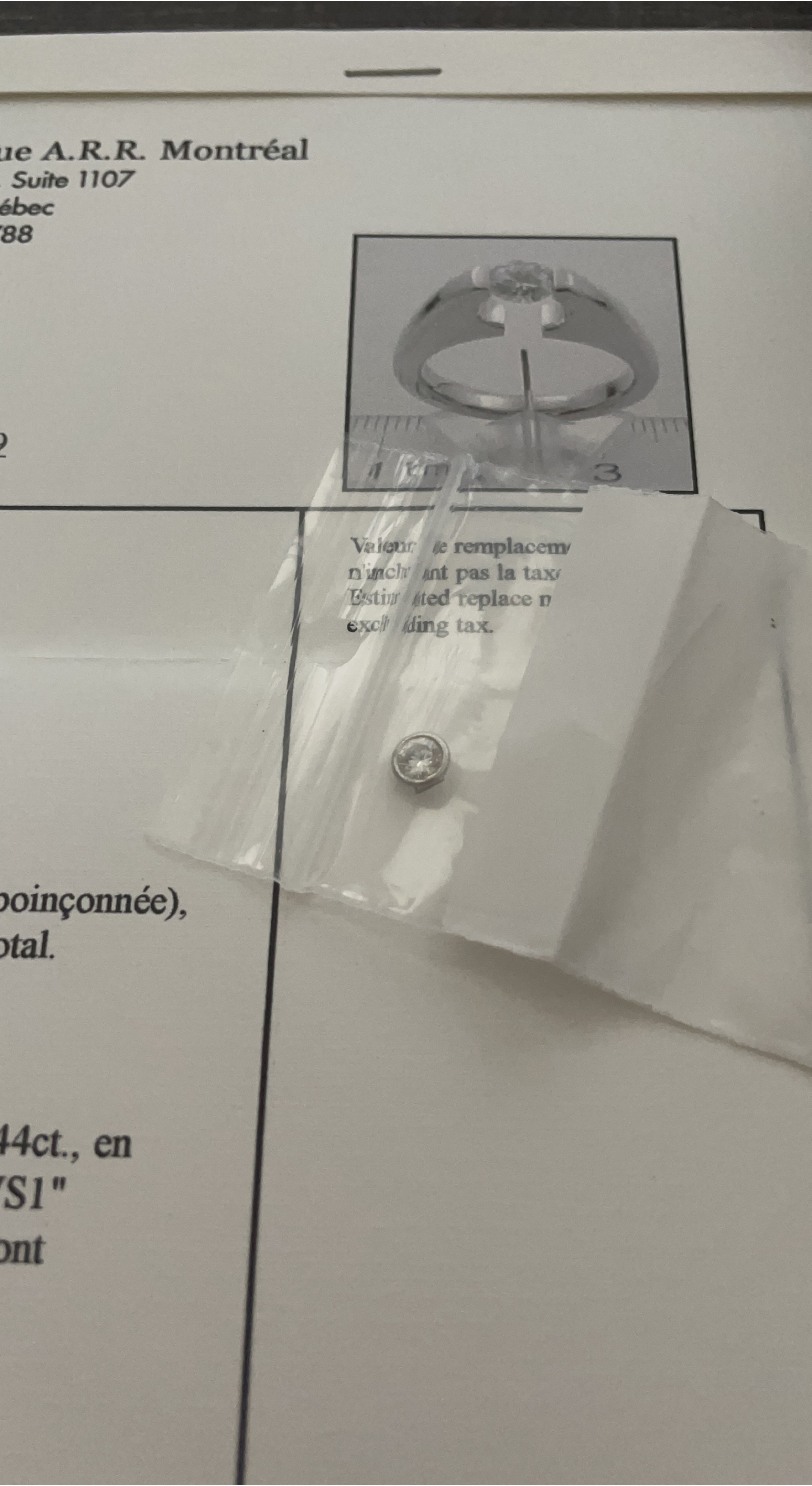 Diamond Solitaire 0.44ct thumbnail