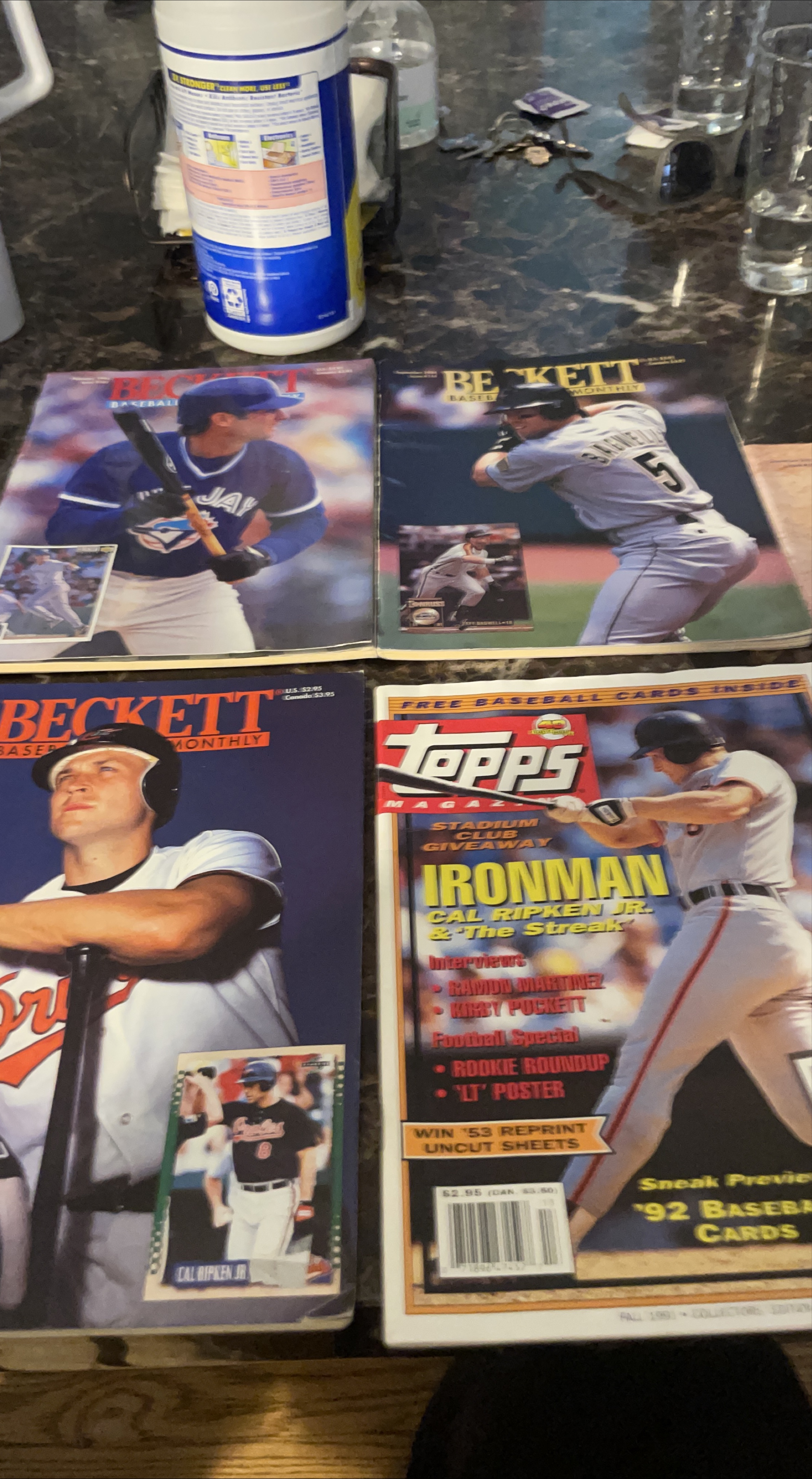 Beckett Baseball Card Monthly Magazines thumbnail
