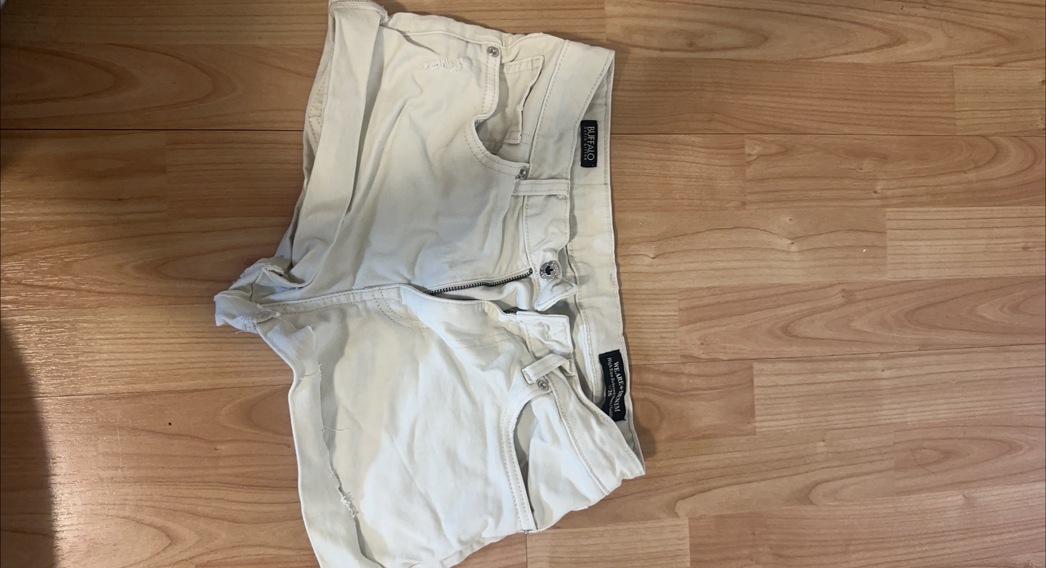 Buffalo David Bitton High Rise Relaxed Shorts - Size 26 thumbnail