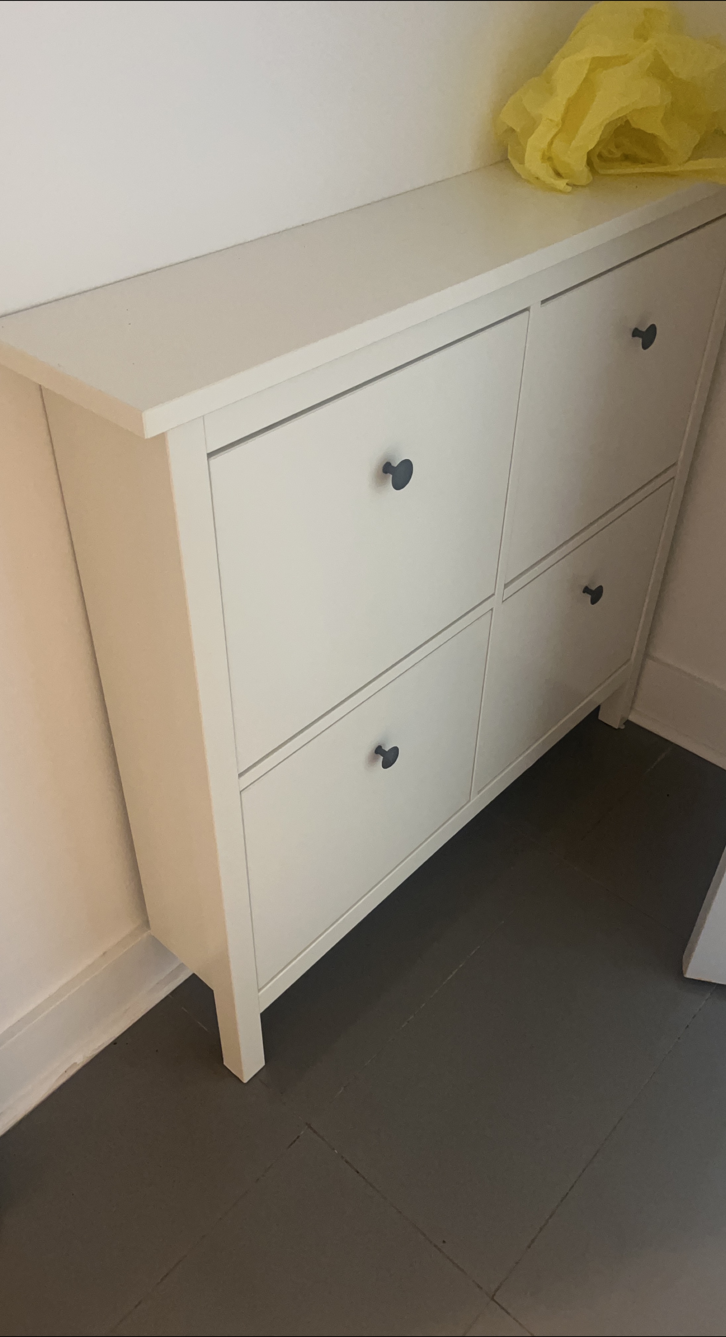 IKEA Hemnes White Shoe Cabinet