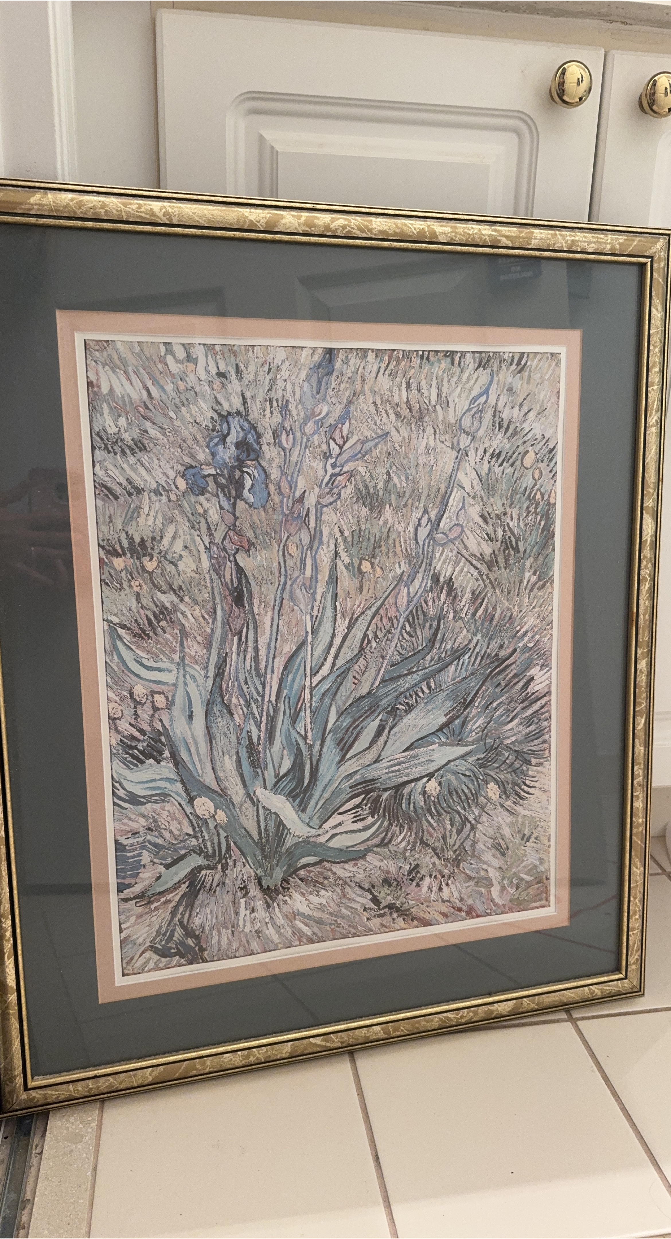 Framed Van Gogh Irises Print thumbnail