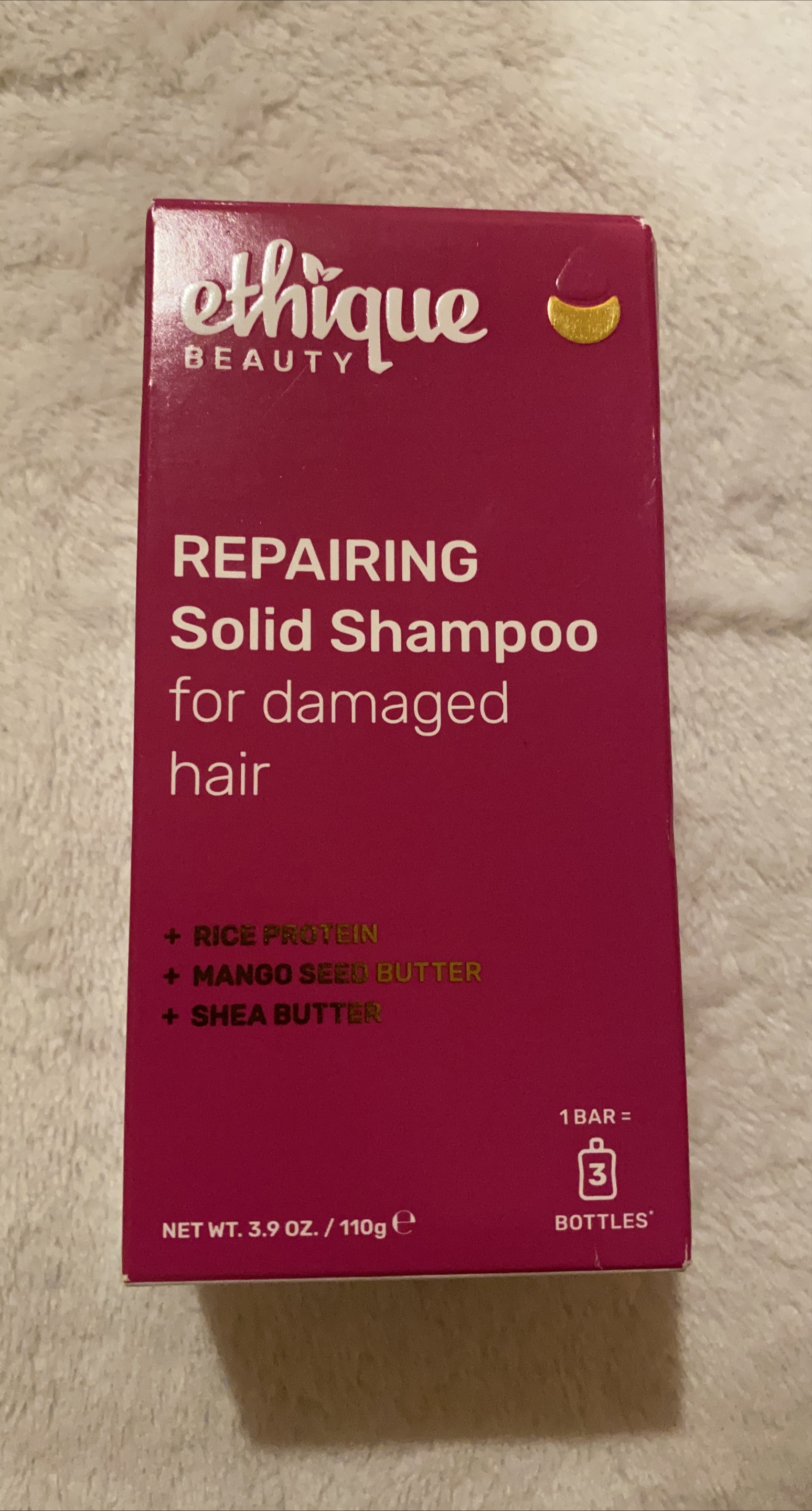 Ethique Repairing Solid Shampoo for Damaged Hair thumbnail