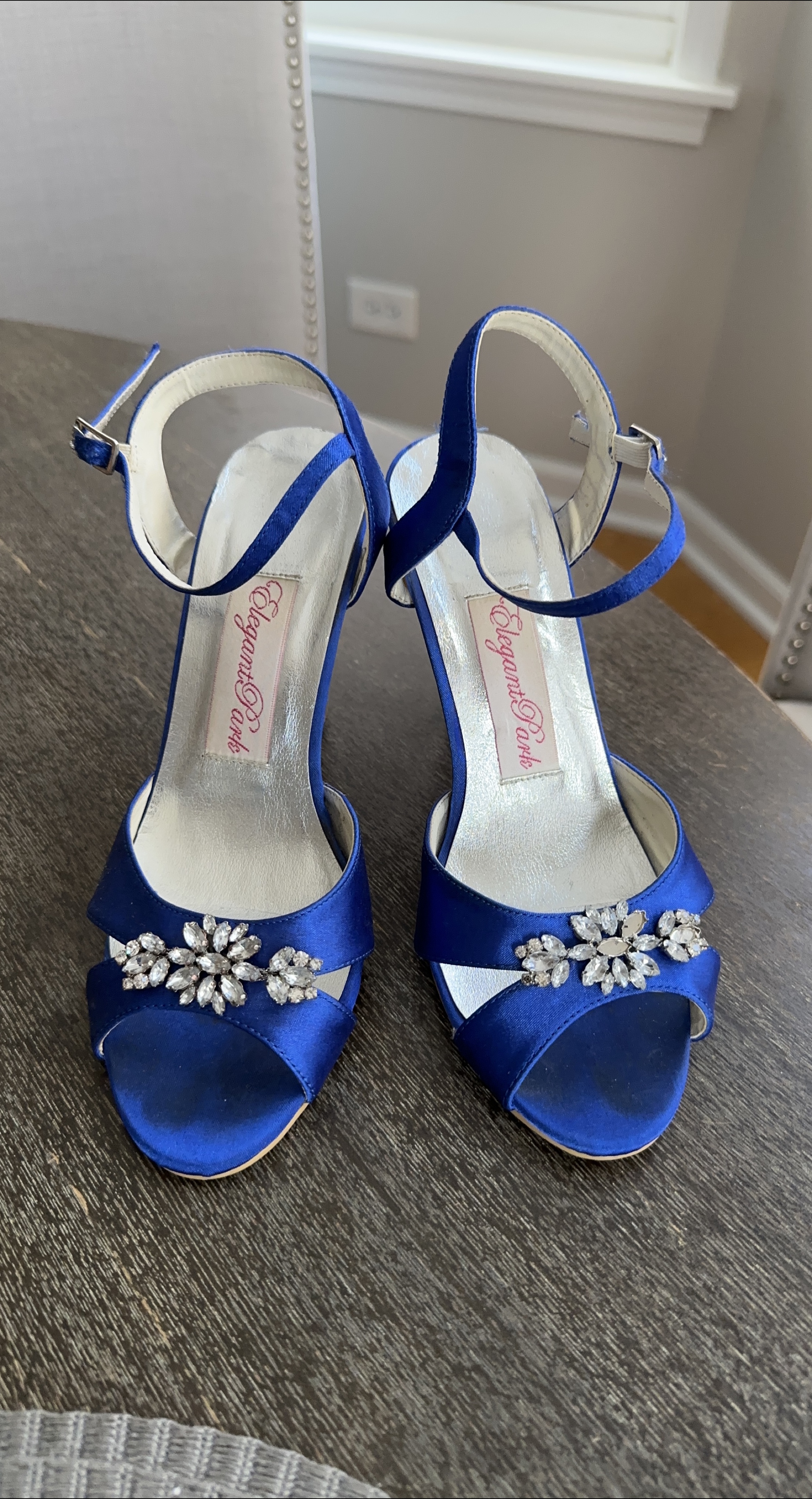 Elegant Park Blue Heels thumbnail