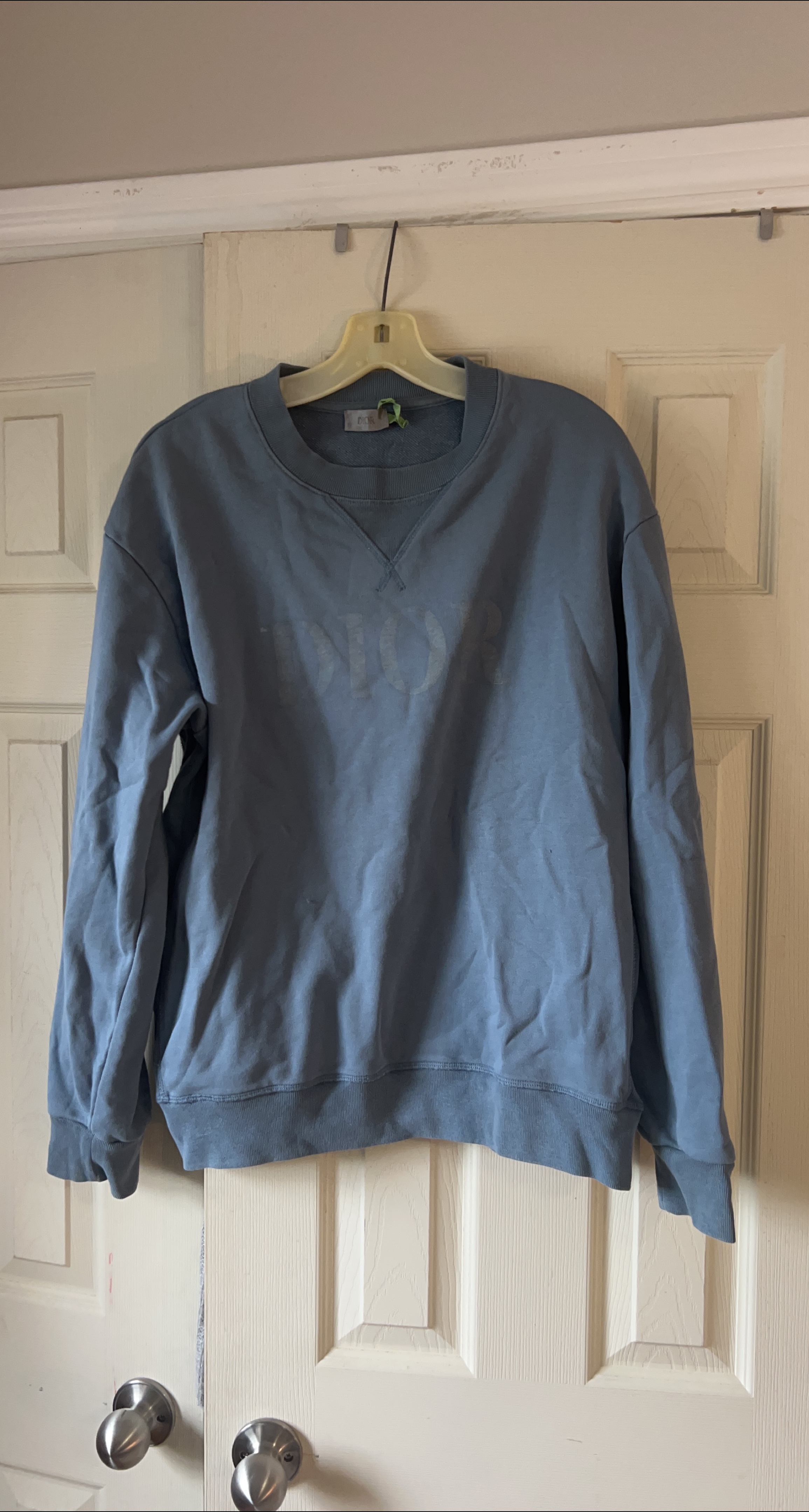 Dior Blue Cotton Sweatshirt thumbnail