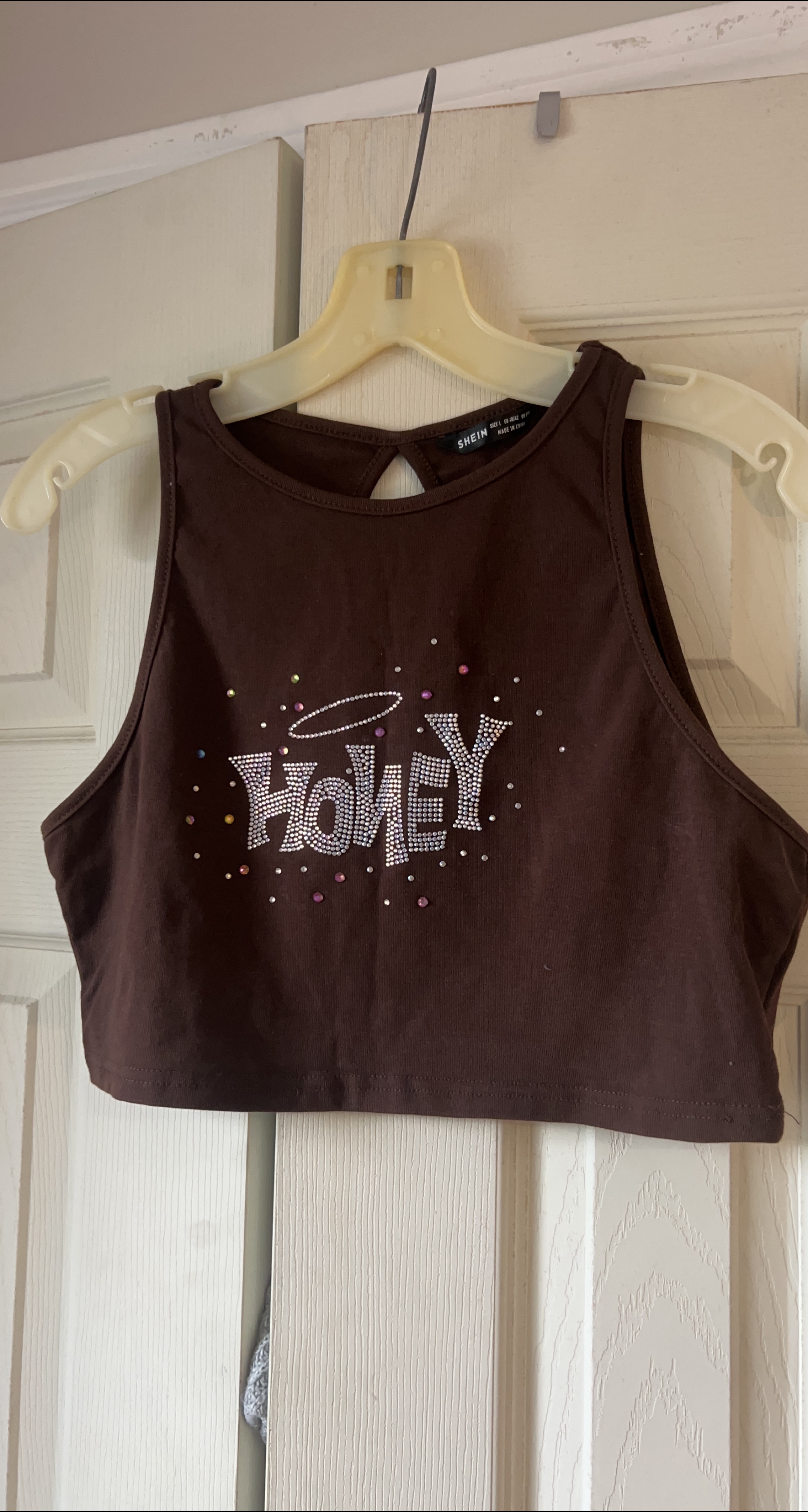 Shein Brown Tank Top, Size M thumbnail