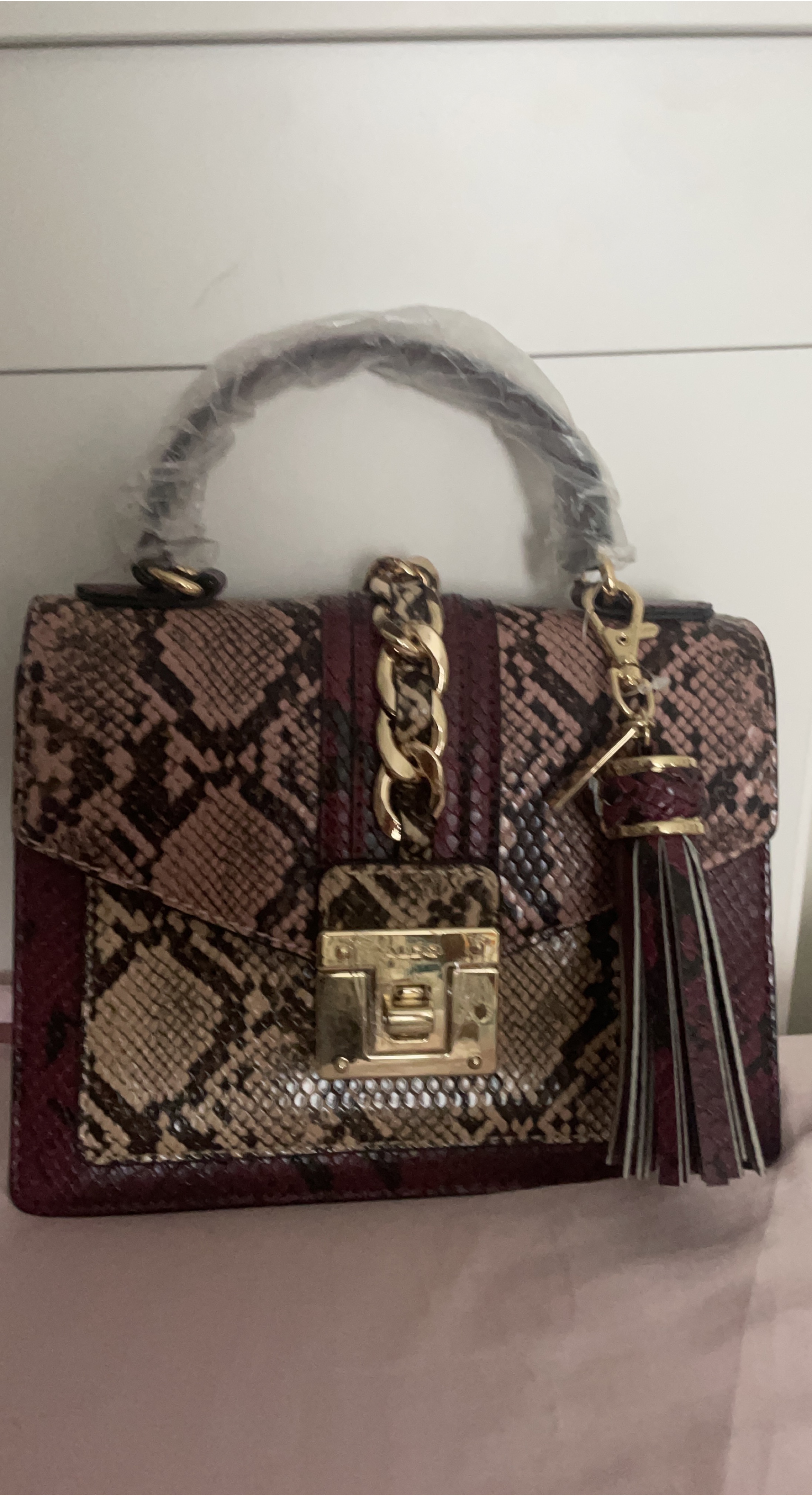 Aldo Snakeskin Print Handbag - New with Tags thumbnail