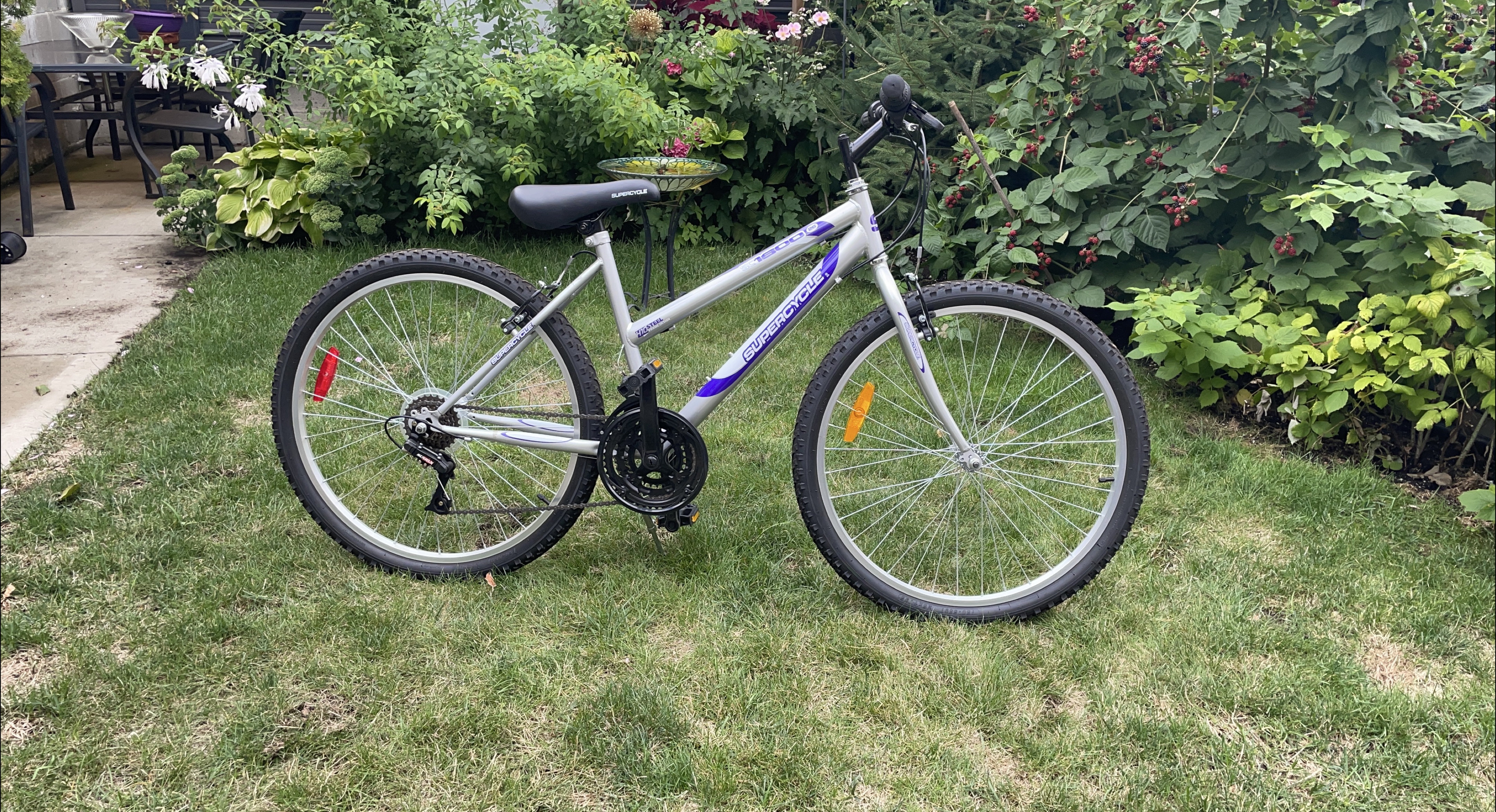 Supercycle 1800 Rigid Mountain Bike, 26-in, Grey