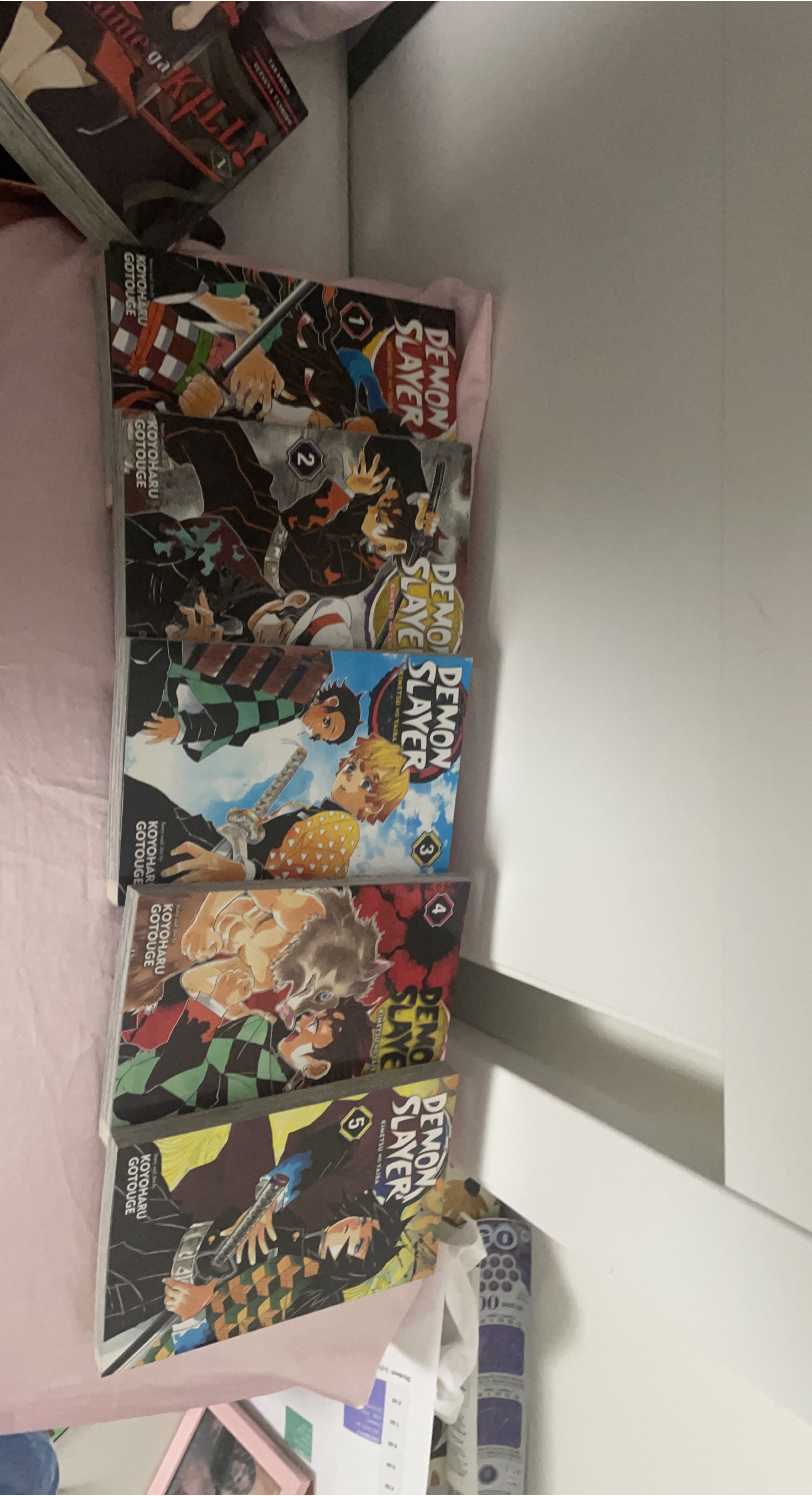 Demon Slayer Manga Volumes 1-5 thumbnail