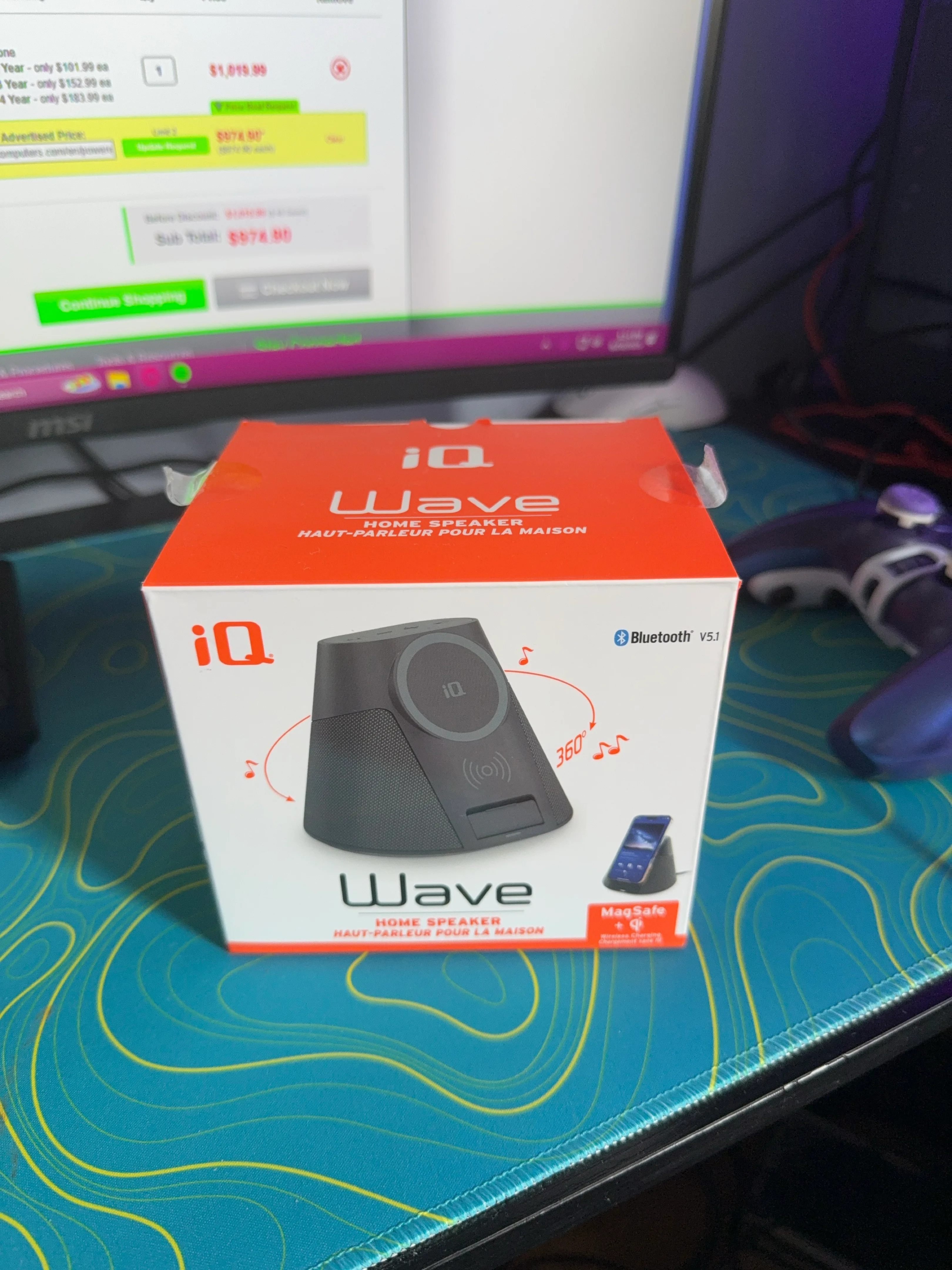 iQ Wave Home Speaker - Bluetooth V5.1