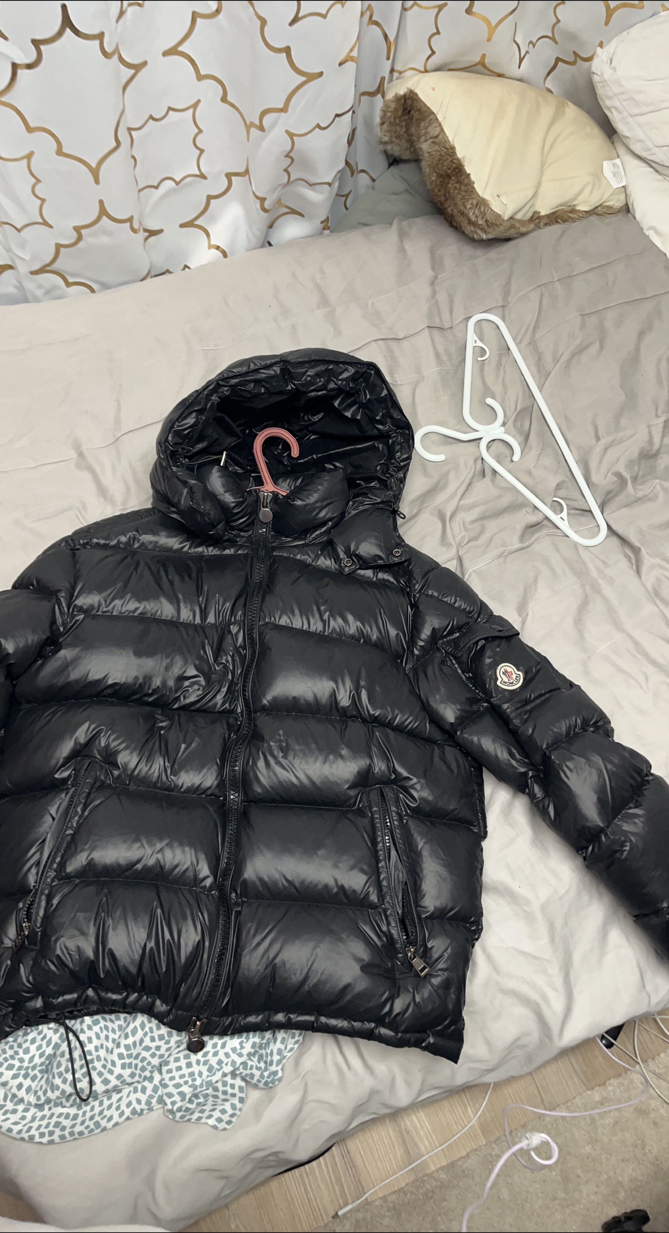 Moncler Black Puffer Jacket