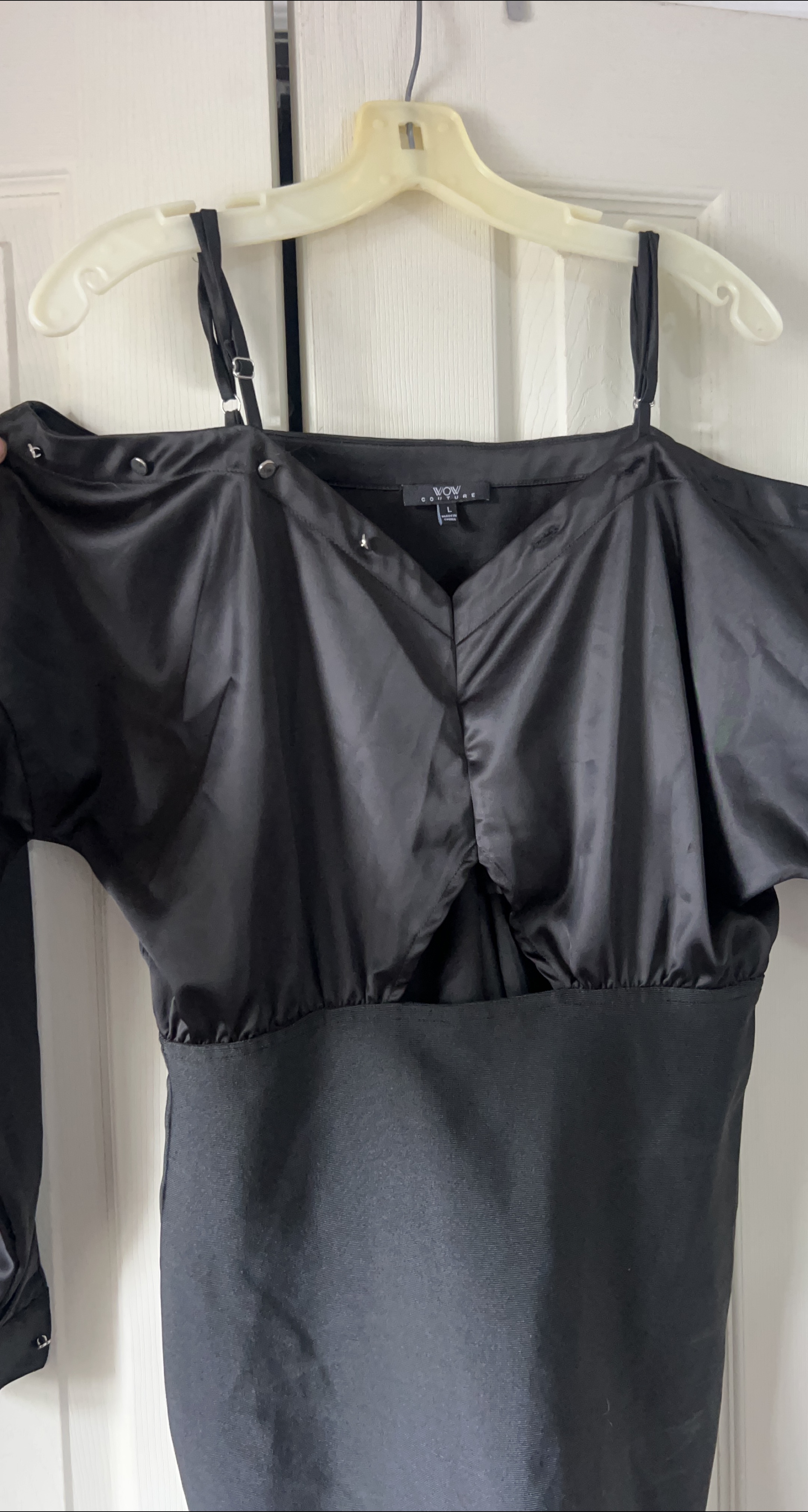 WOW couture Black Dress - Size L thumbnail