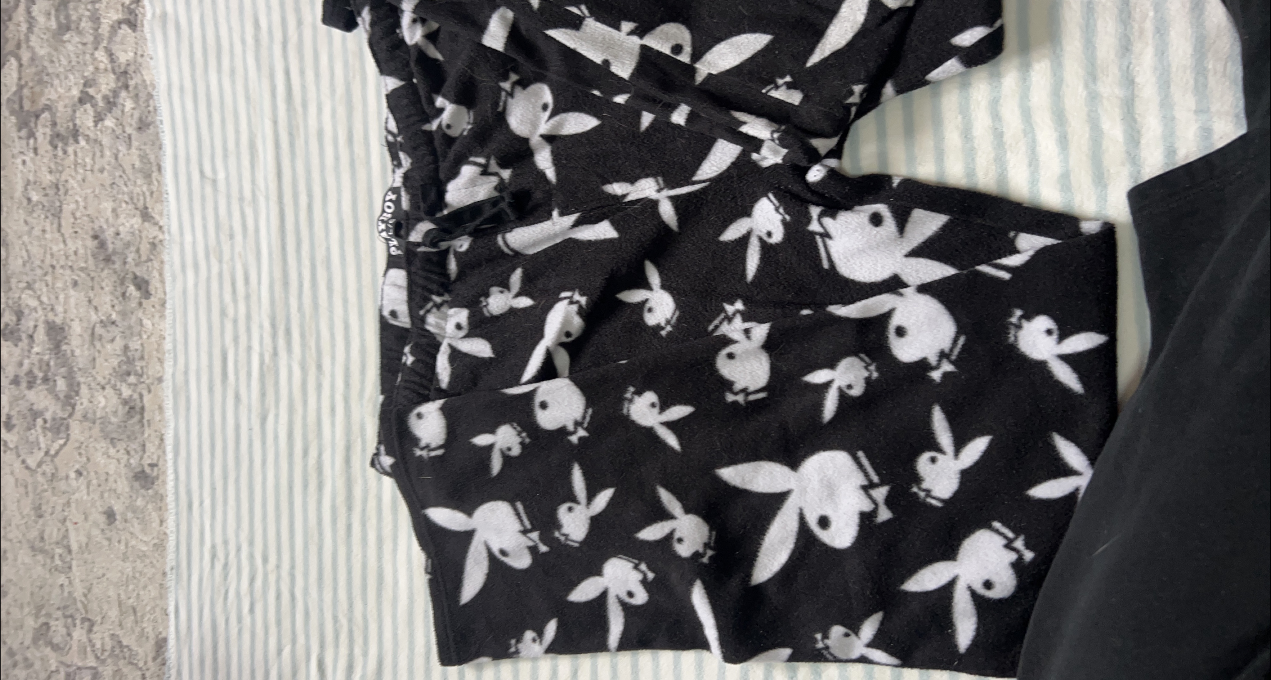 Playboy Black Fleece Lounge Pants thumbnail