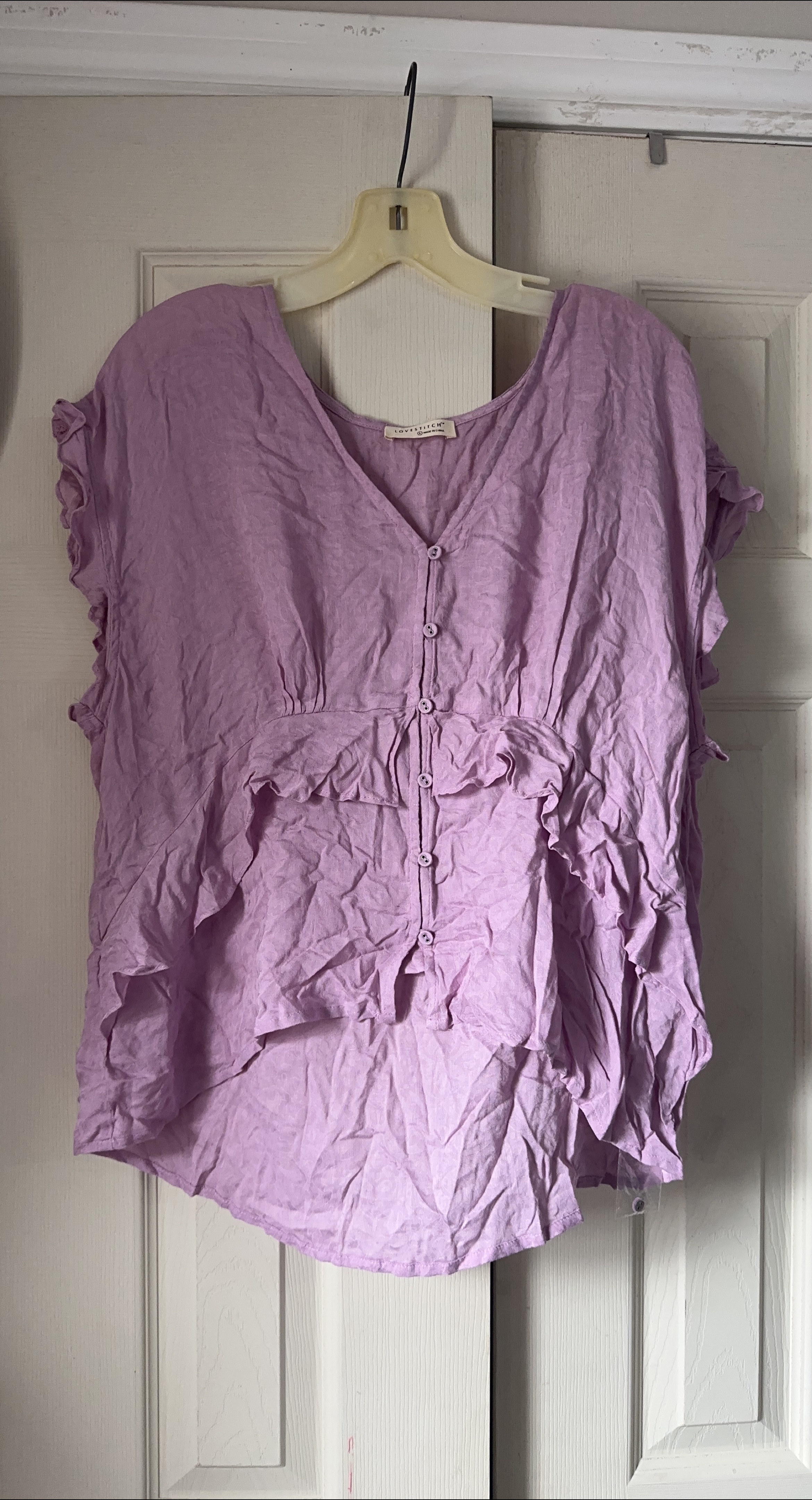 Free People Lilac Top - Size Large
