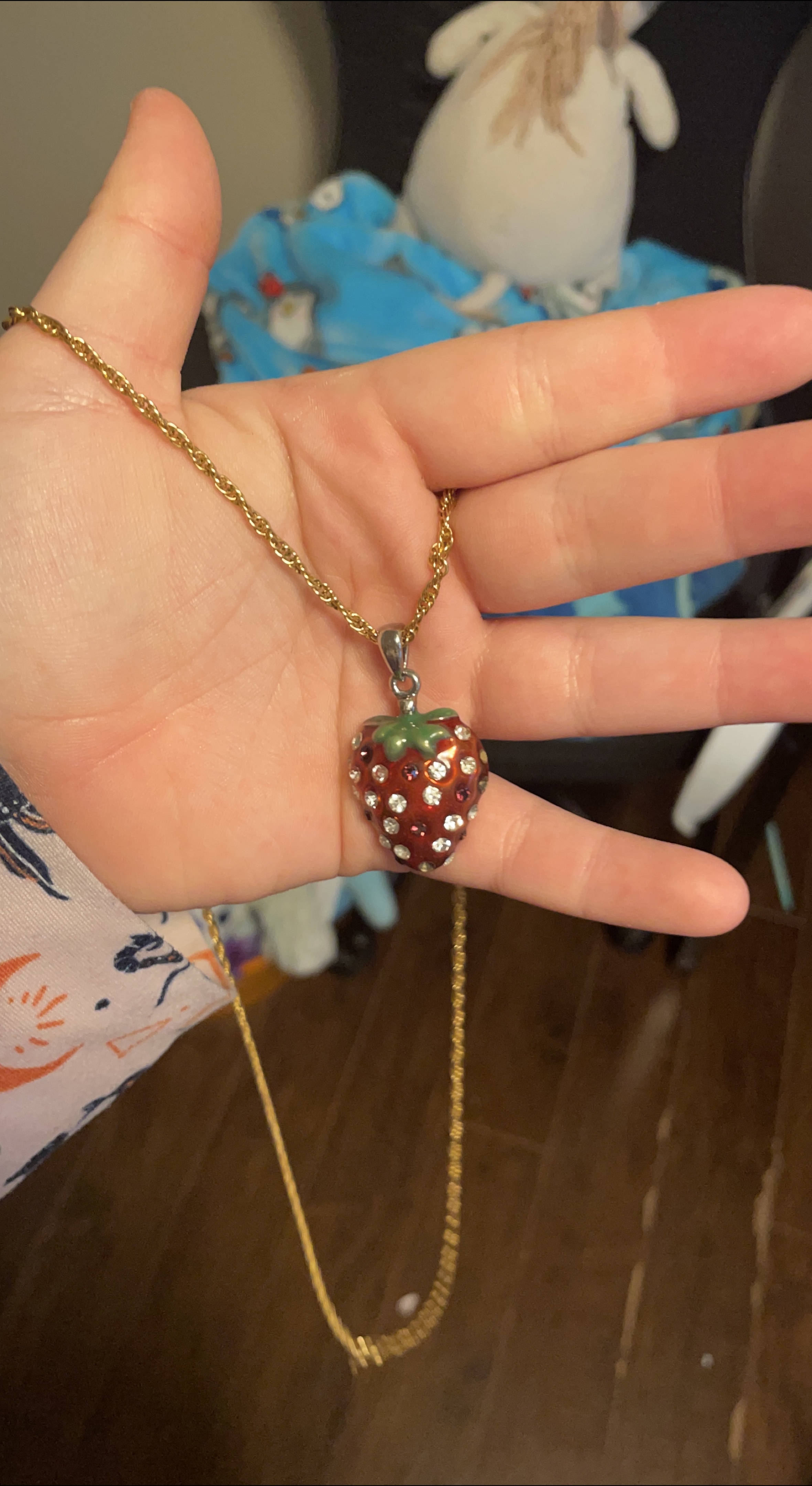 Strawberry Pendant Necklace thumbnail
