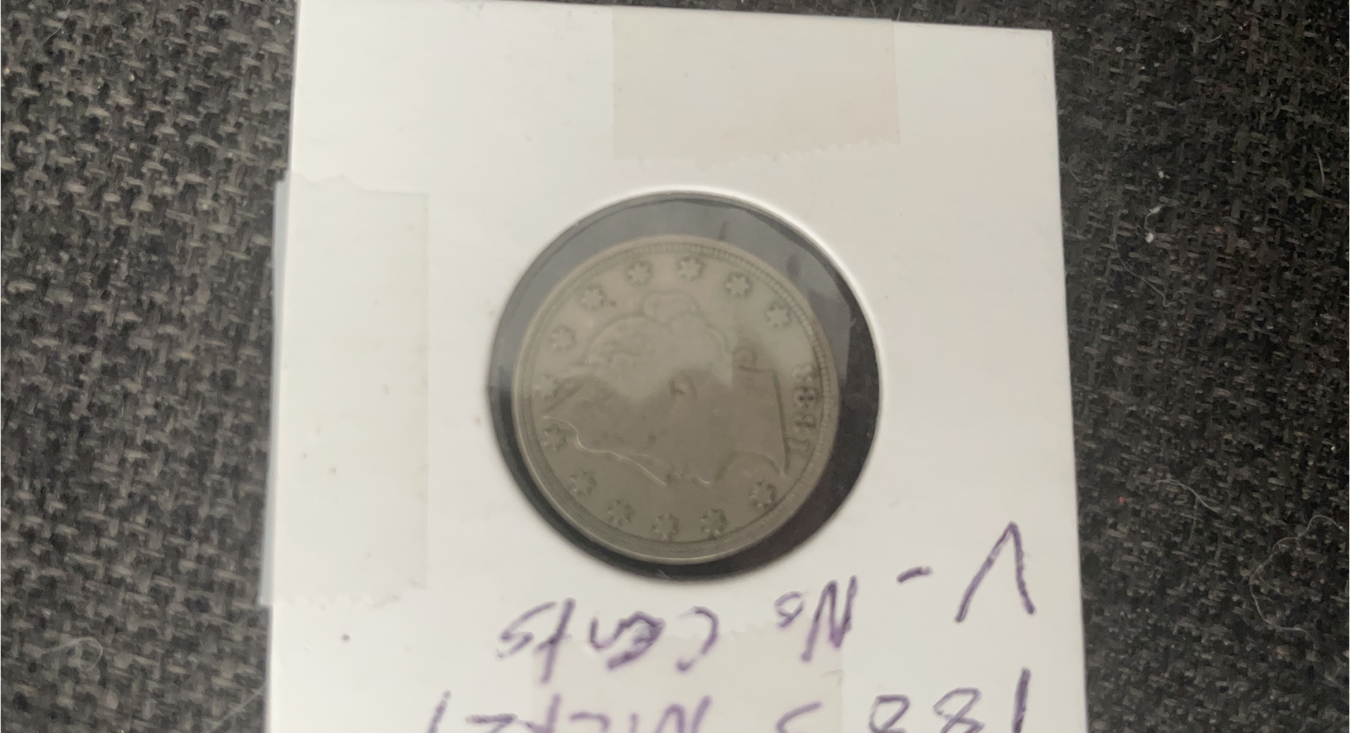 1883 V-No Cents Nickel thumbnail