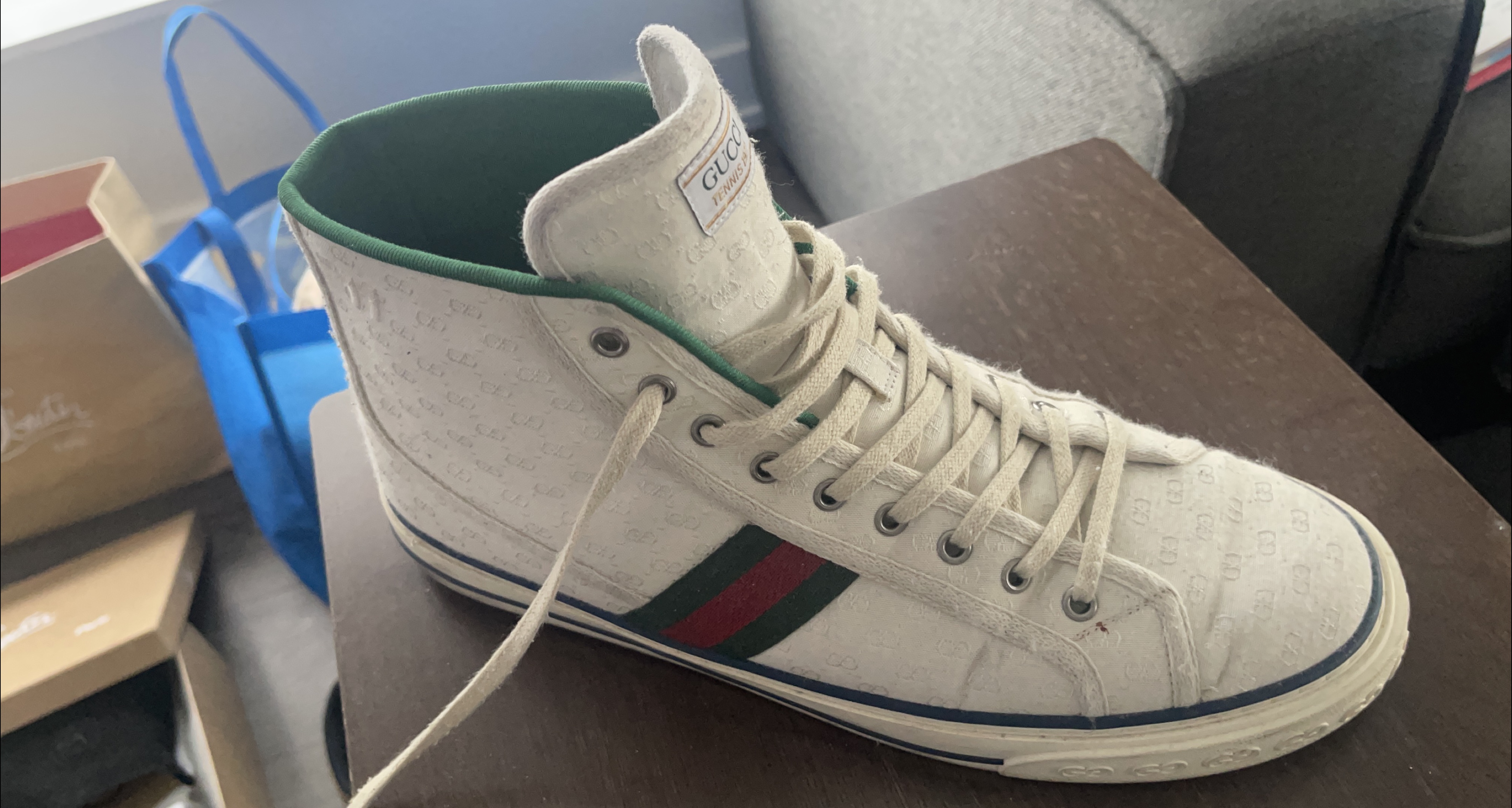 Gucci Tennis 1977 High-Top Sneakers thumbnail