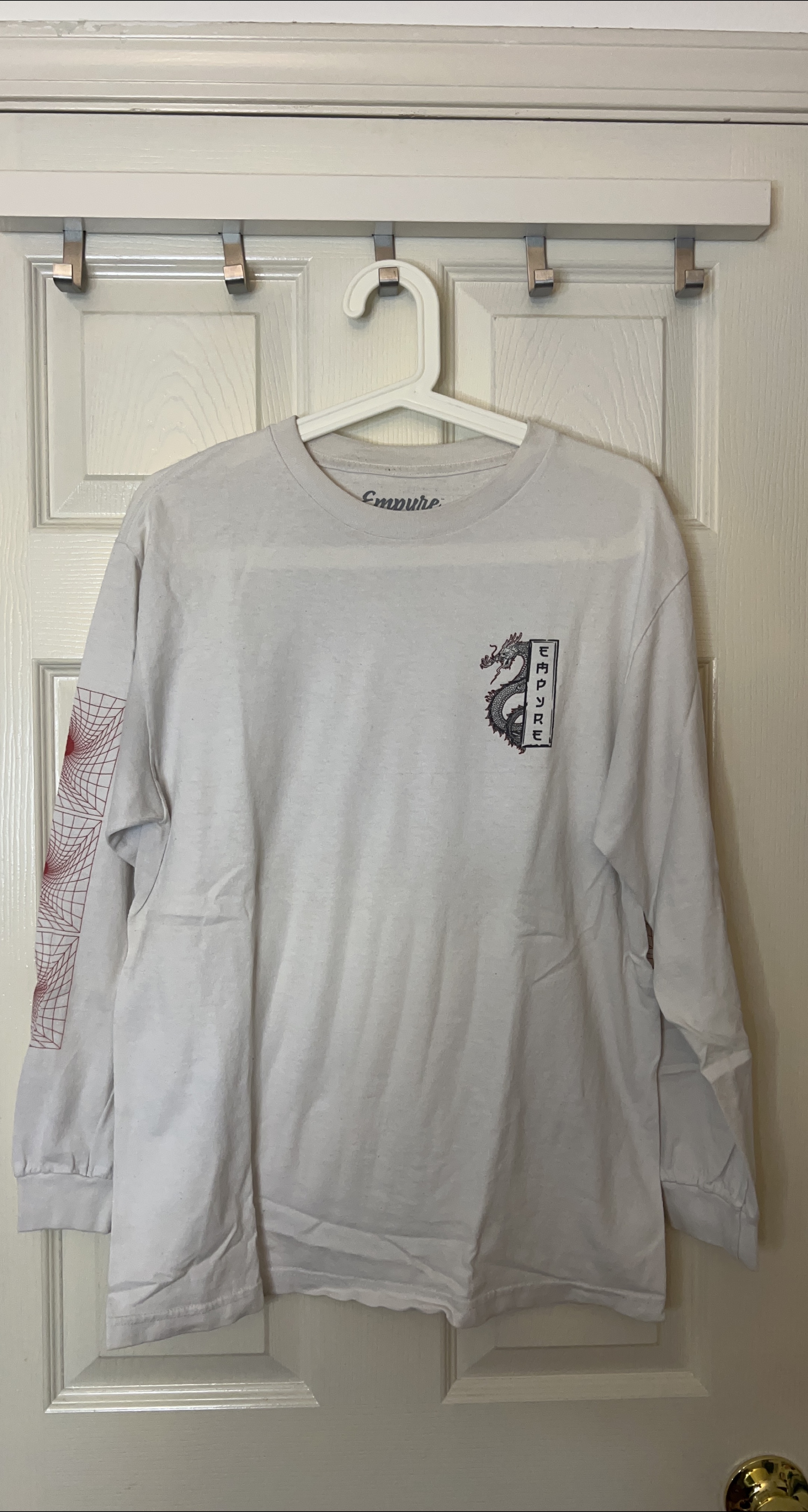 Empire Long Sleeve Shirt - White thumbnail