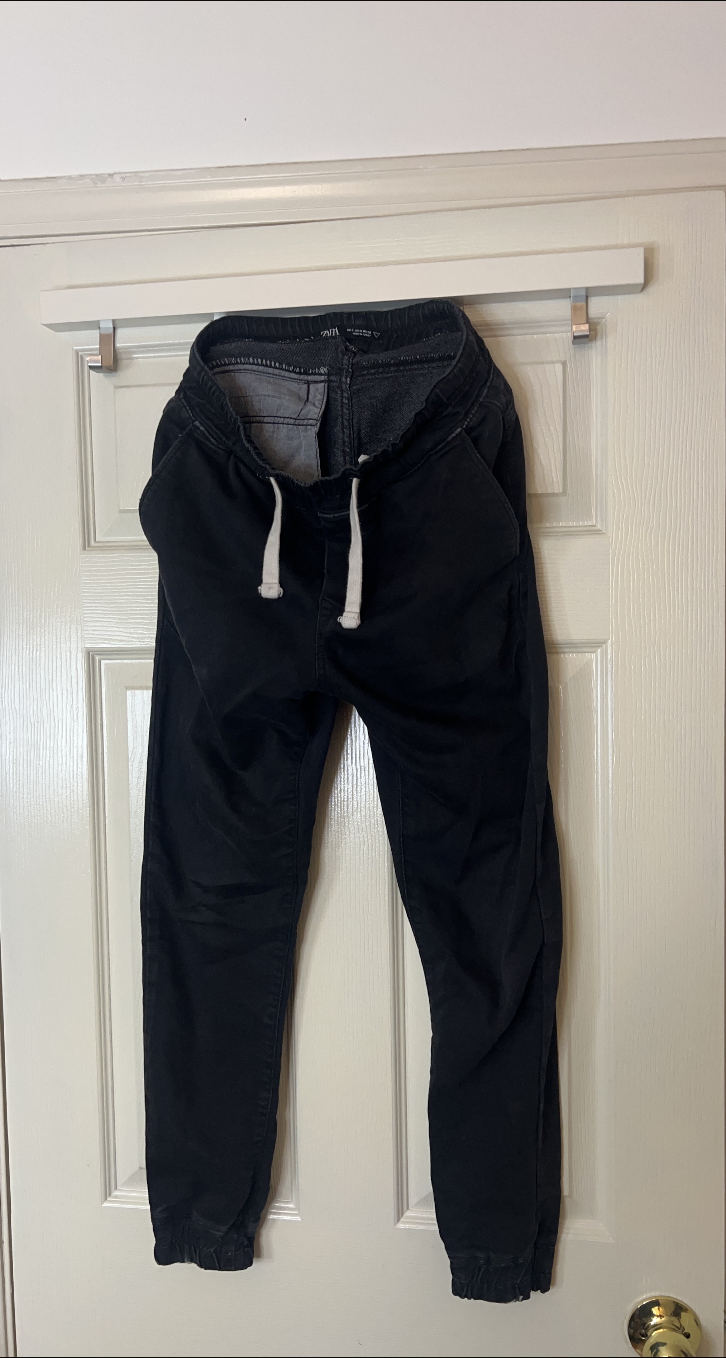 Zara Black Jogger Pants thumbnail