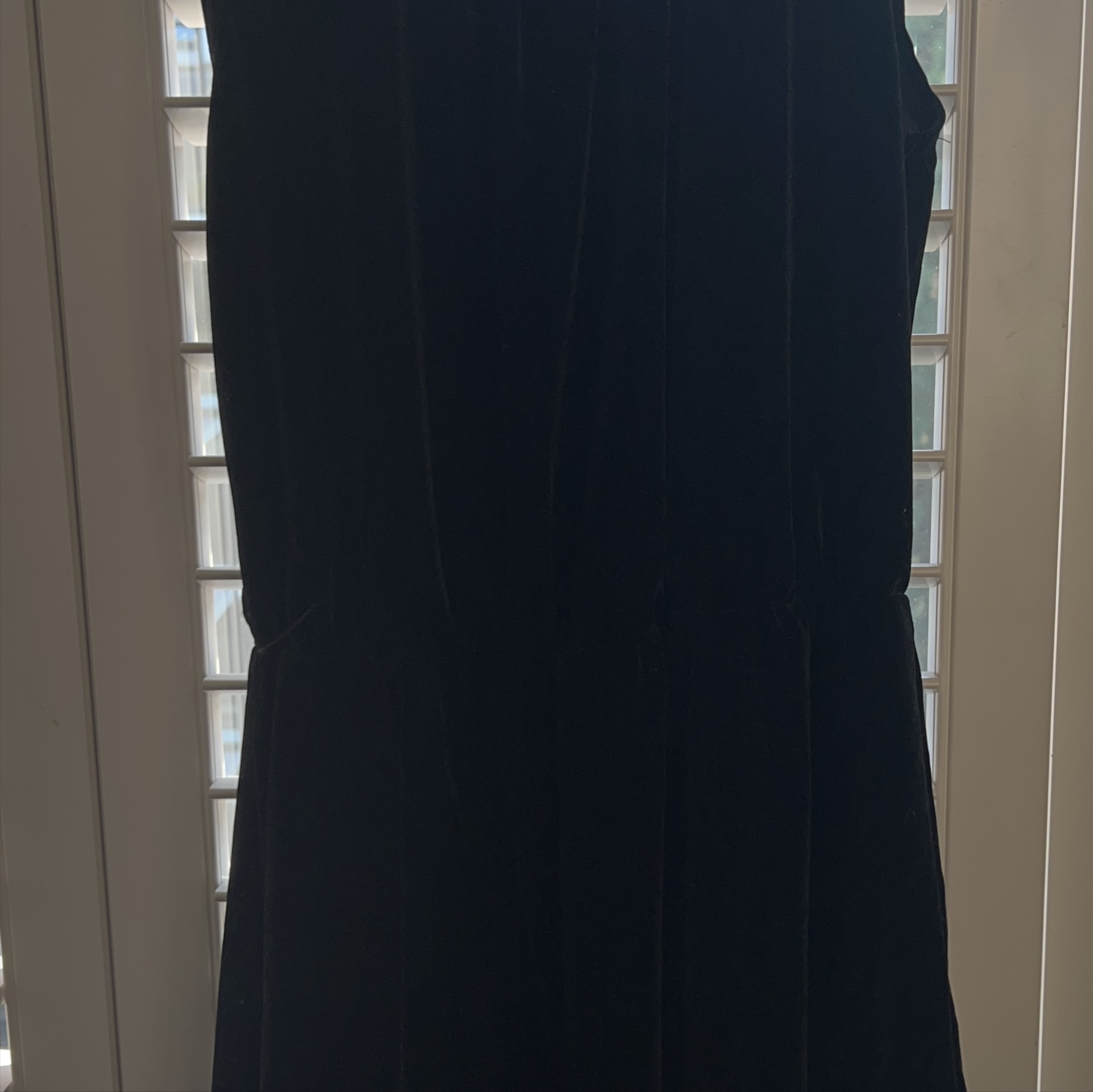 Black Velvet Romper - Size 10