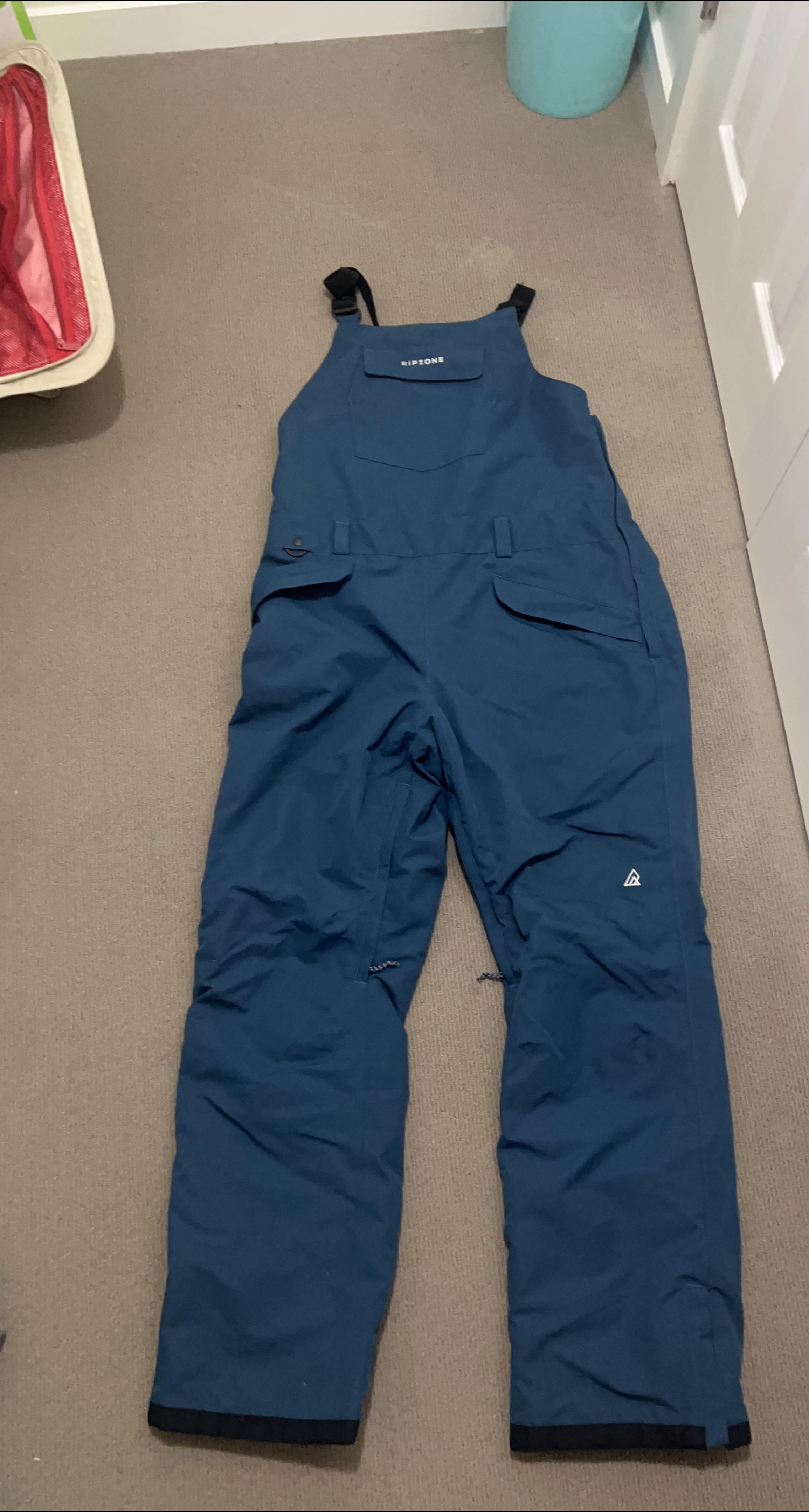 Ripzone Blue Ski/Snowboard Bib Pants