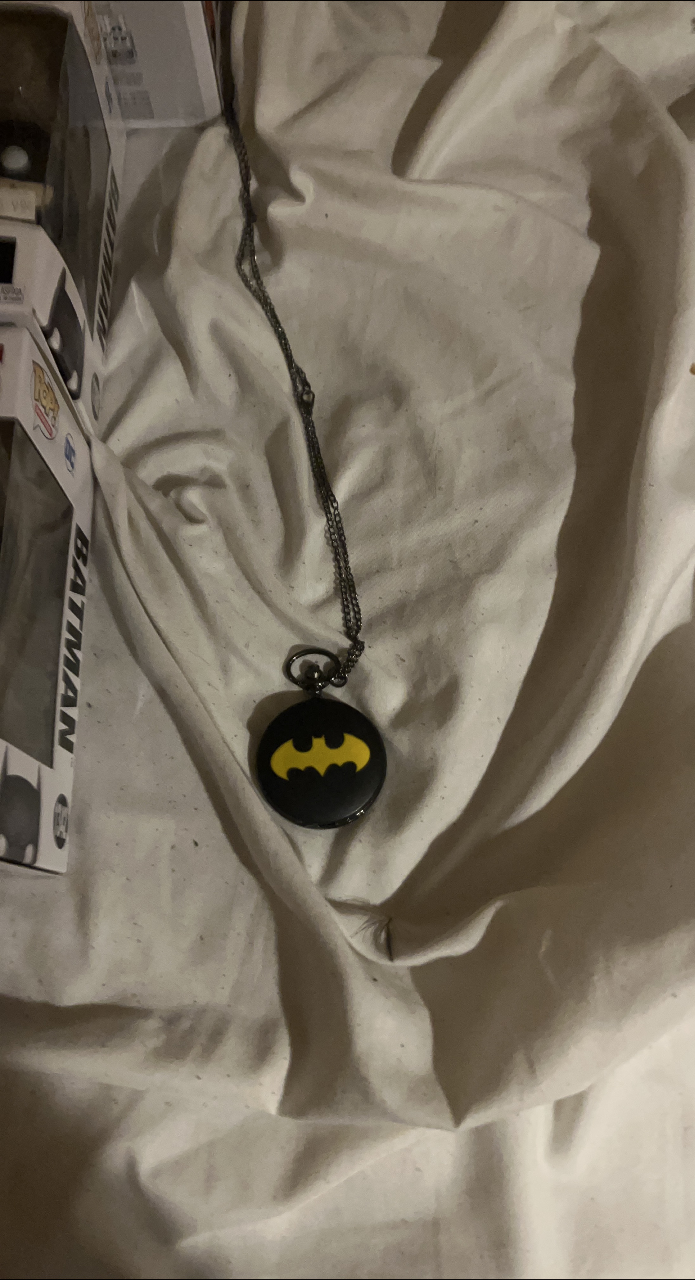 Batman Pocket Watch Necklace thumbnail