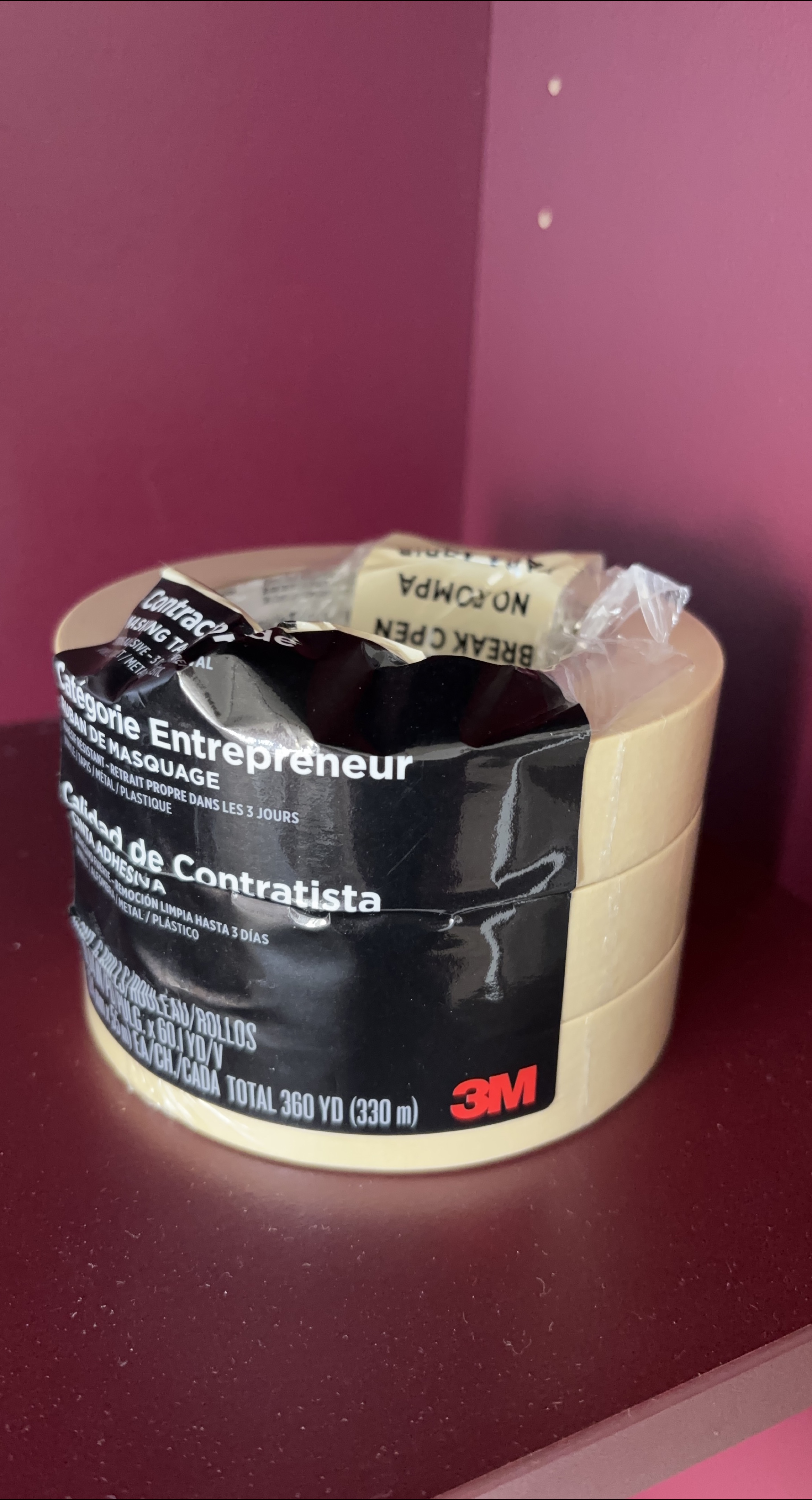 3M Contractor Grade Masking Tape - 360 yd thumbnail