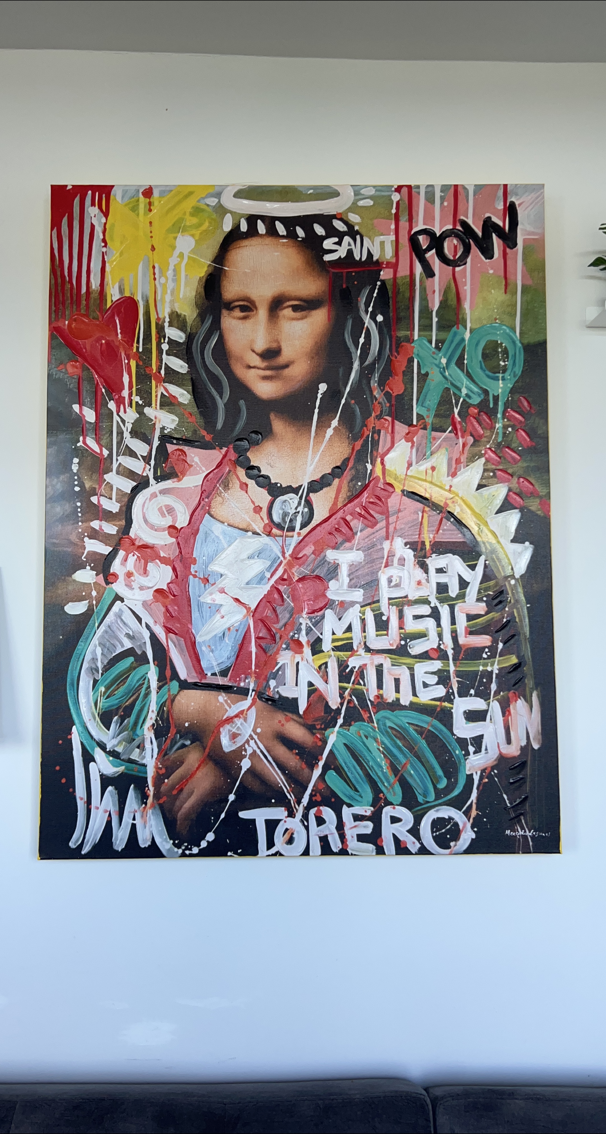 Huge Mona Lisa Graffiti Art thumbnail
