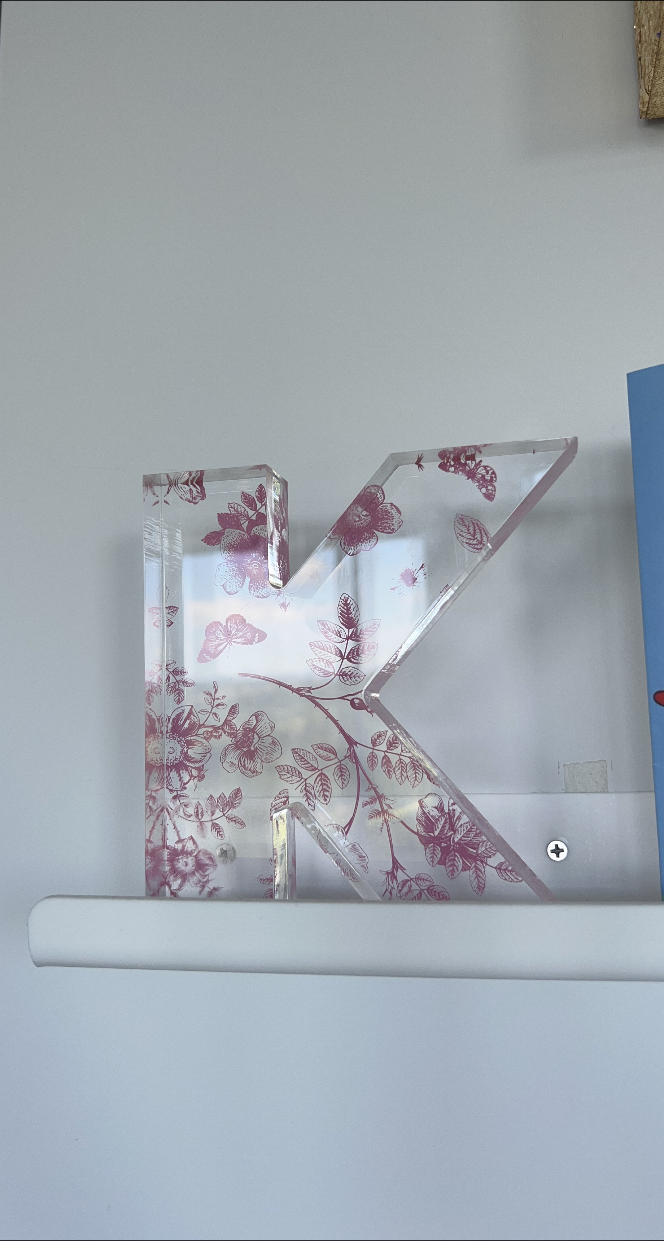 Decorative Letter K with Floral Design thumbnail